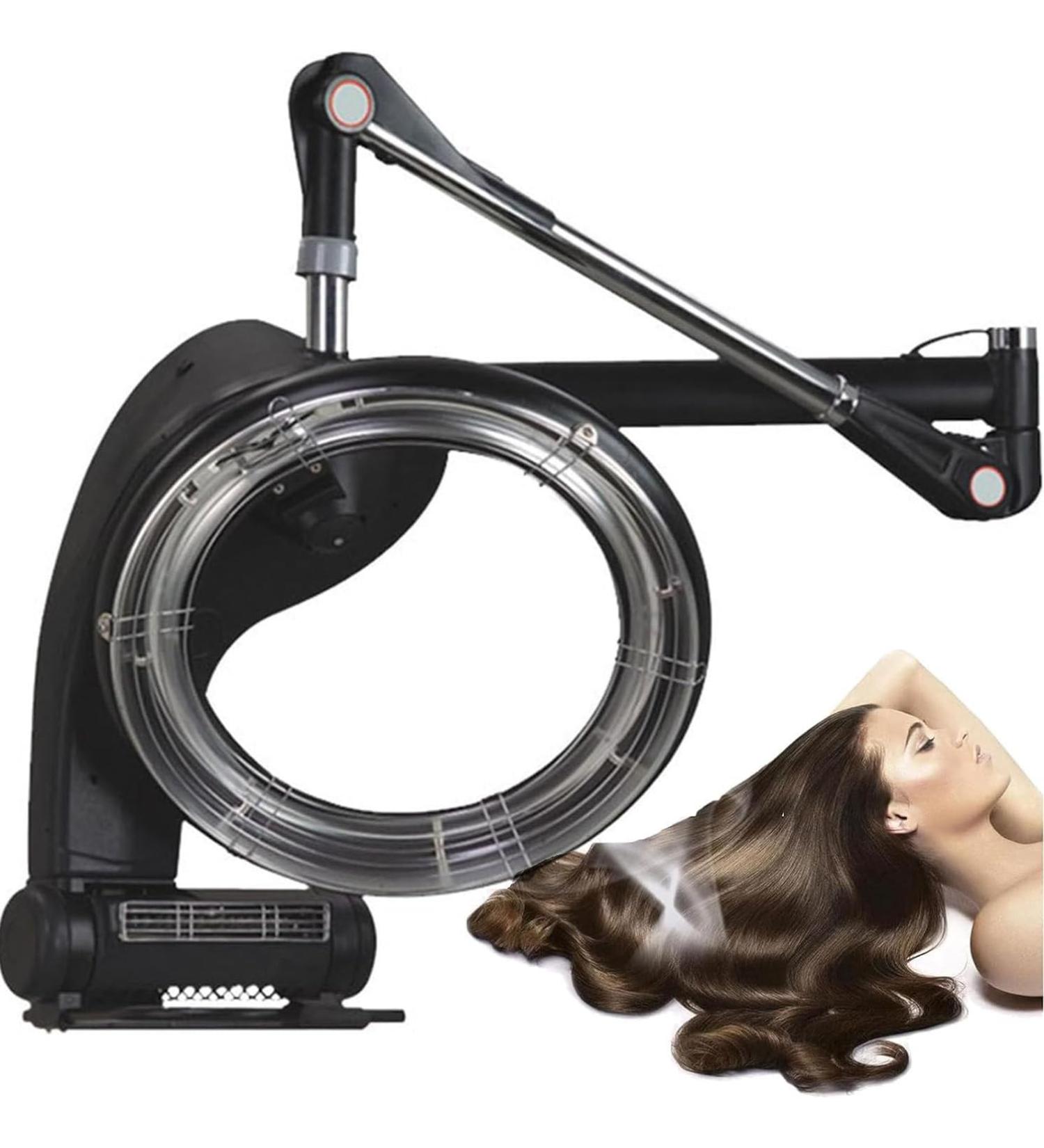 Hair Dryer Wall-Mount Infrared Hair Steamer Hair Colour Processor Heater with Adjustable Timer and Temperature Stand Up Hair Dryer 1200w A () - Buy Online on GoSupps.com