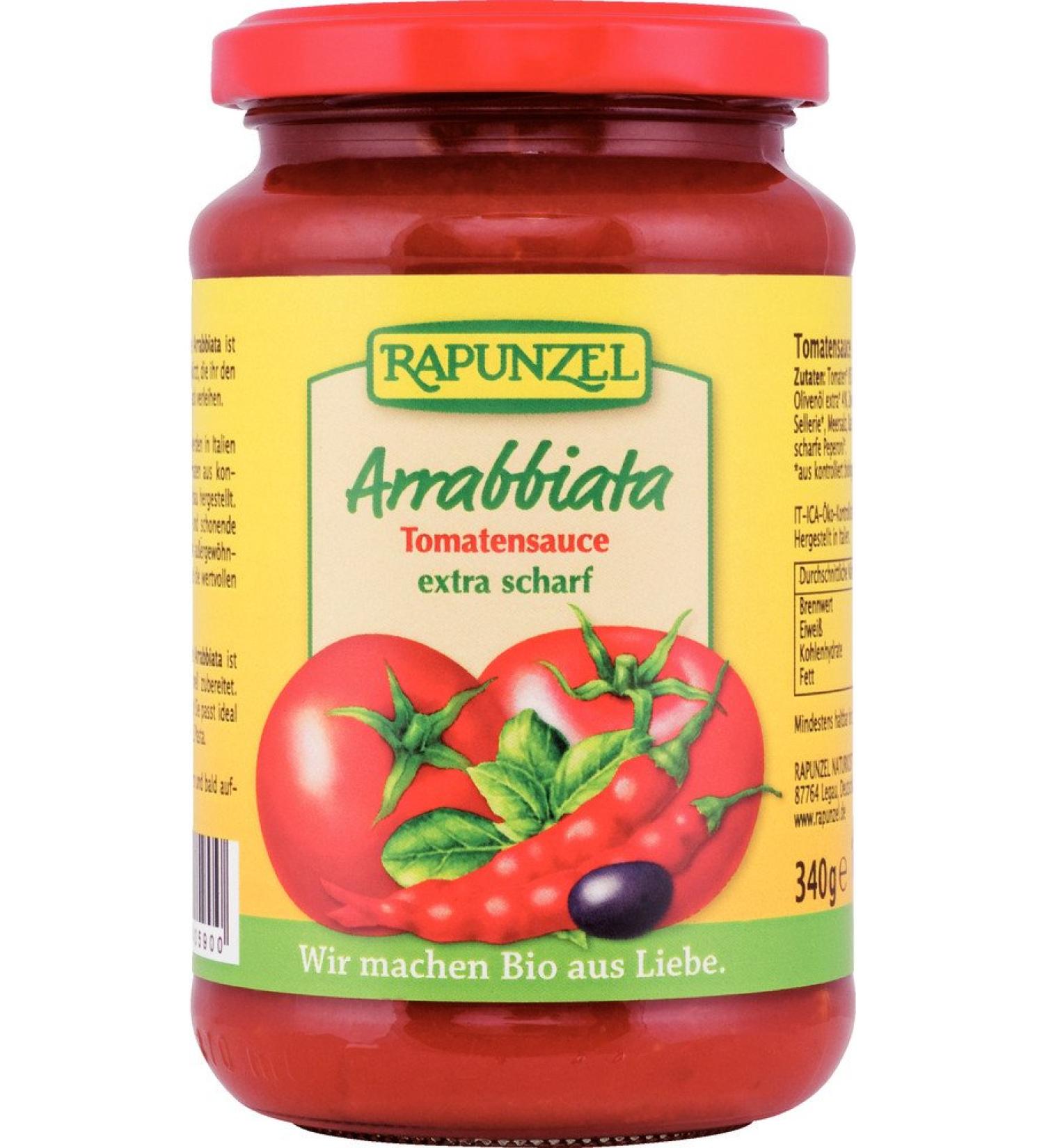 Rapunzel Rapunzel Lot de 2 sauce tomate bio Arrabbiata (2 x 335 ml)