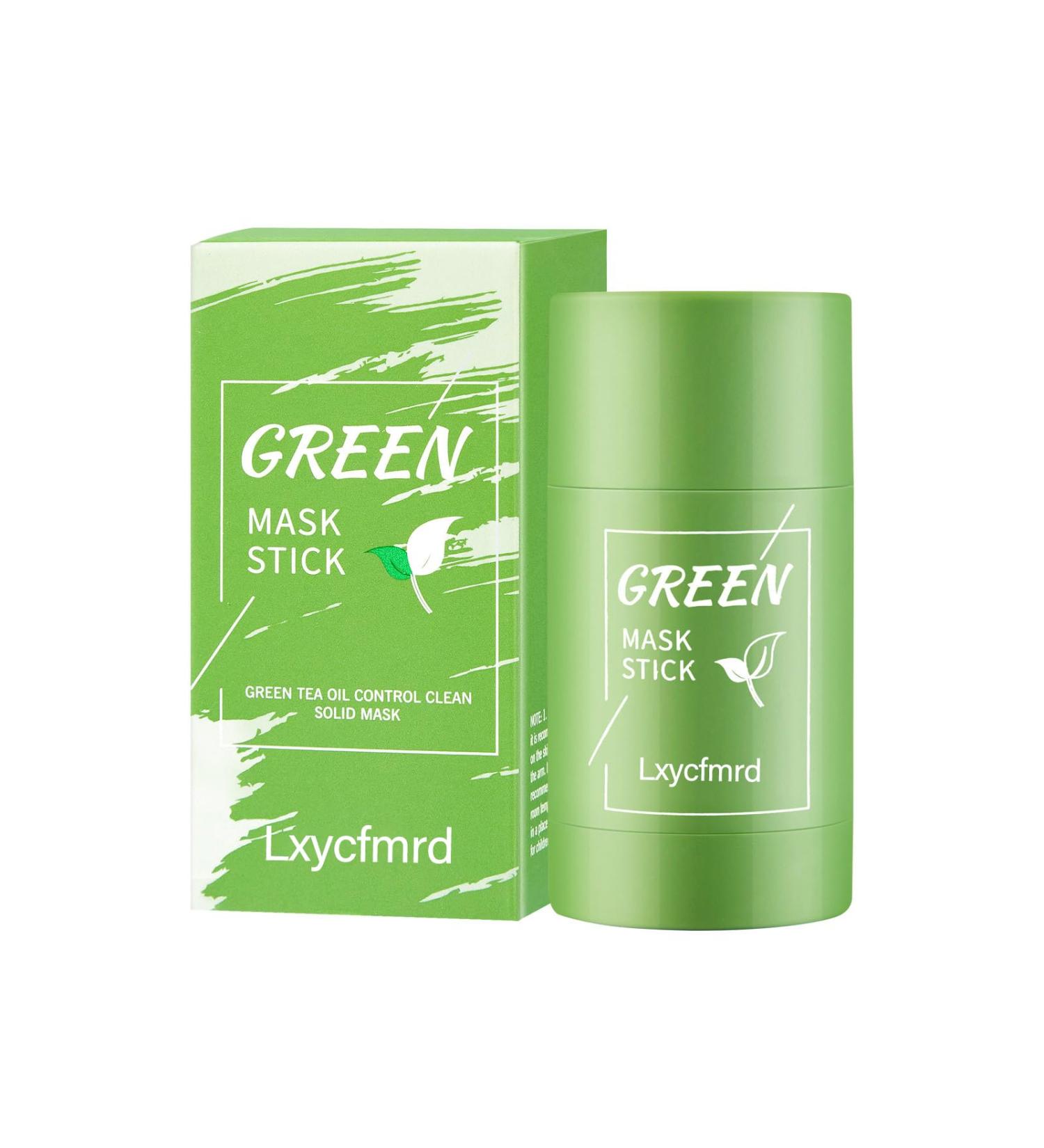 Green Tea Mask Stick - Deep Cleansing & Moisturizing Clay Mask for All Skin Types | Men & Women - Buy Online on GoSupps.com