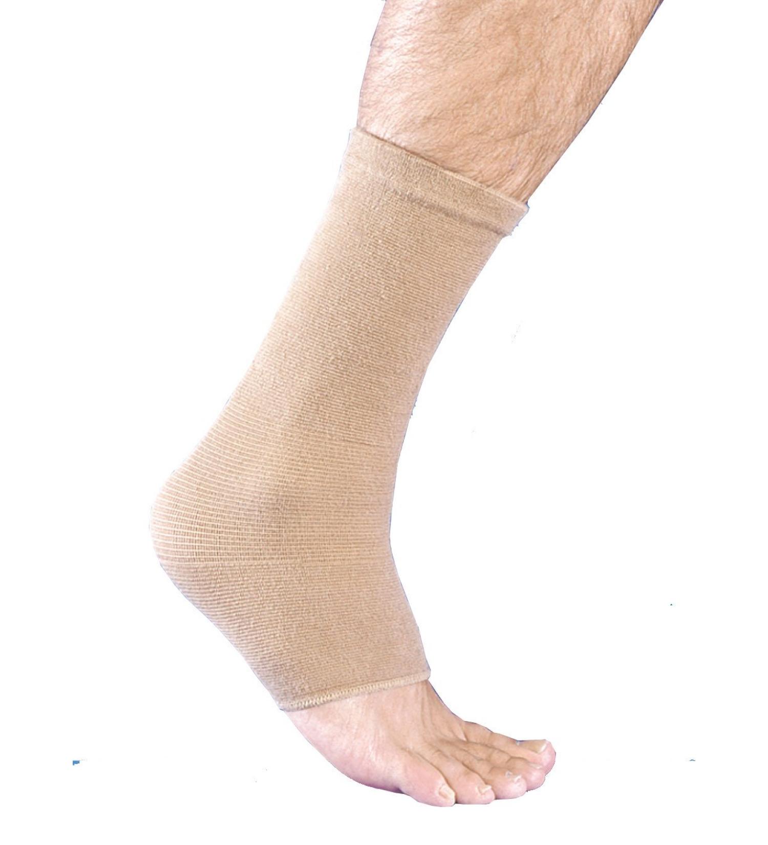 Maxar Cotton/Elastic Ankle Brace | Comfortable & Supportive Medium Size | International Shipping Available - Buy Online on GoSupps.com