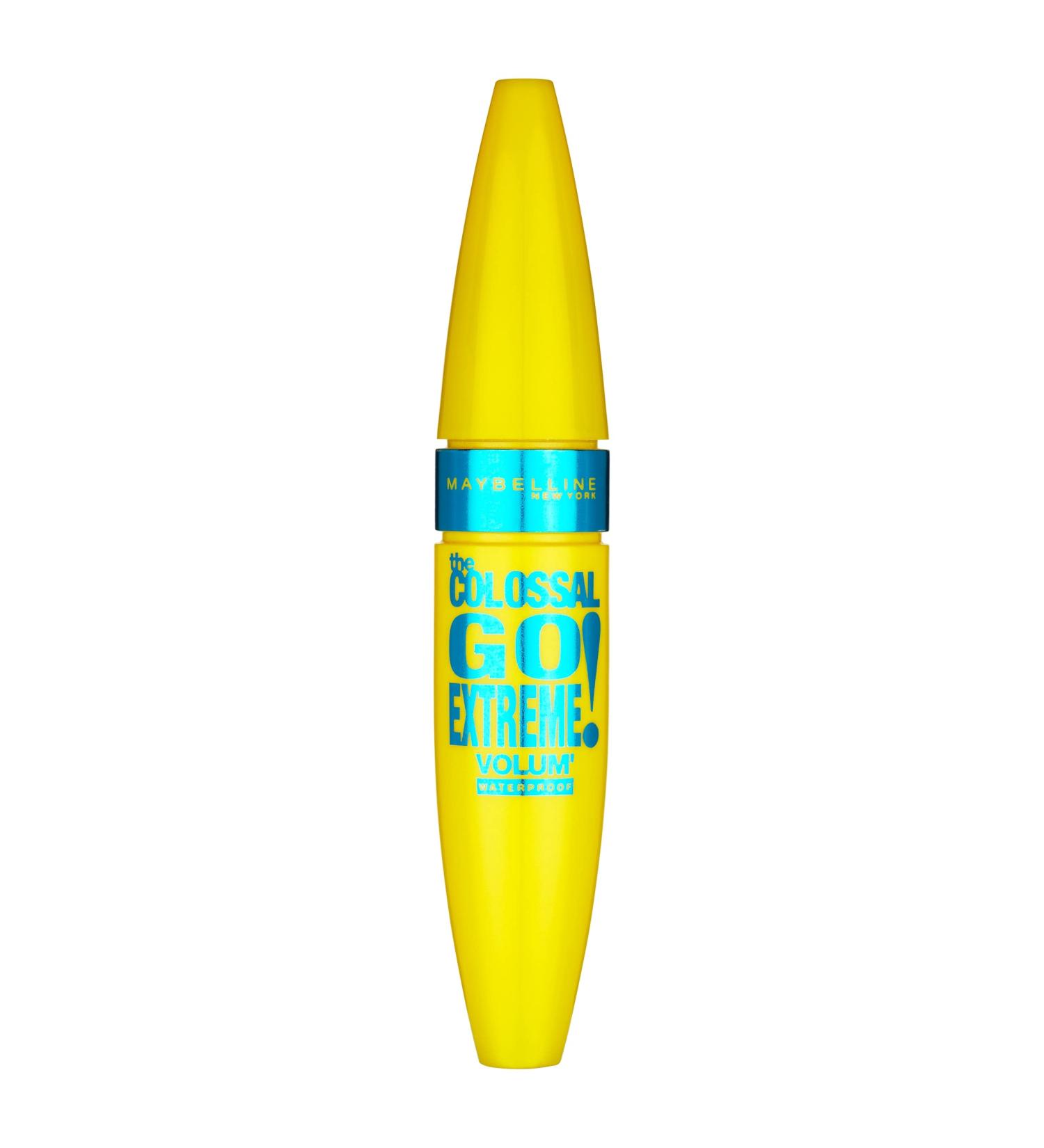 Buy Maybelline New York Volum' Express The Colossal GO Extreme Mascara - Waterproof Black 9.5ml with Double Pump Brush | International Shipping - Buy Online on GoSupps.com