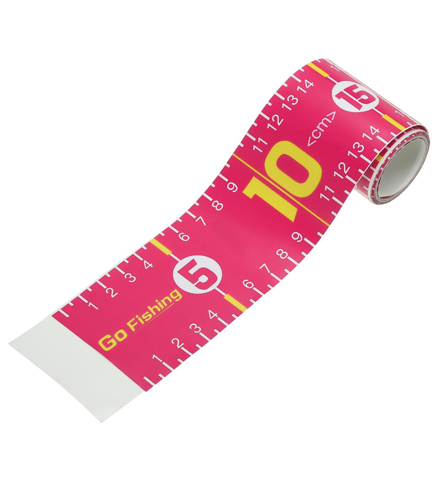 PATIKIL Self-Adhesive Fish Ruler - 51 Waterproof Fish Tape Measure Sticker for Fishing Boat Kayak and Workbench - Rose Red - Buy Online on GoSupps.com