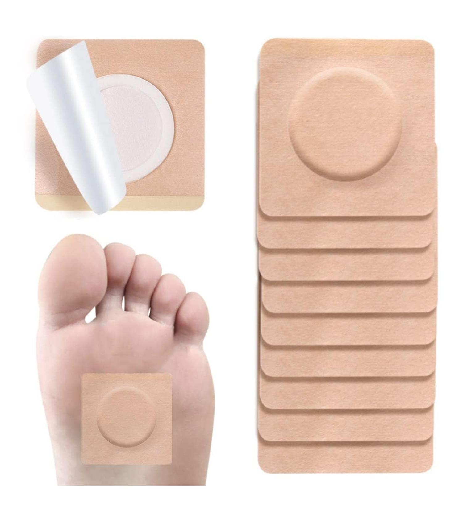 Suerisome Bunion Cushions Pad - 30 Pieces for Pain Relief - Callus & Friction Protection - Adhesive Bandages - Square 1.96inch - Buy Online on GoSupps.com