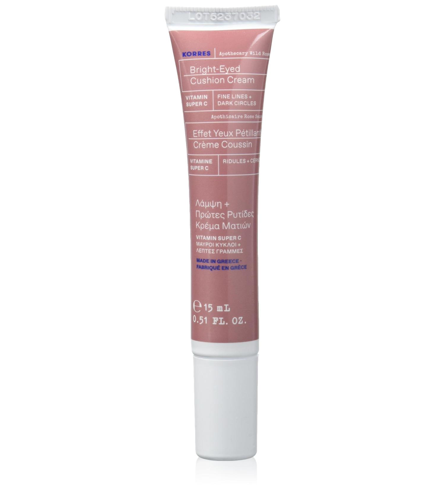 KORRES Apothecary Wild Rose Eye Cream for a radiant complexion vegan 15ml - Buy Online on GoSupps.com