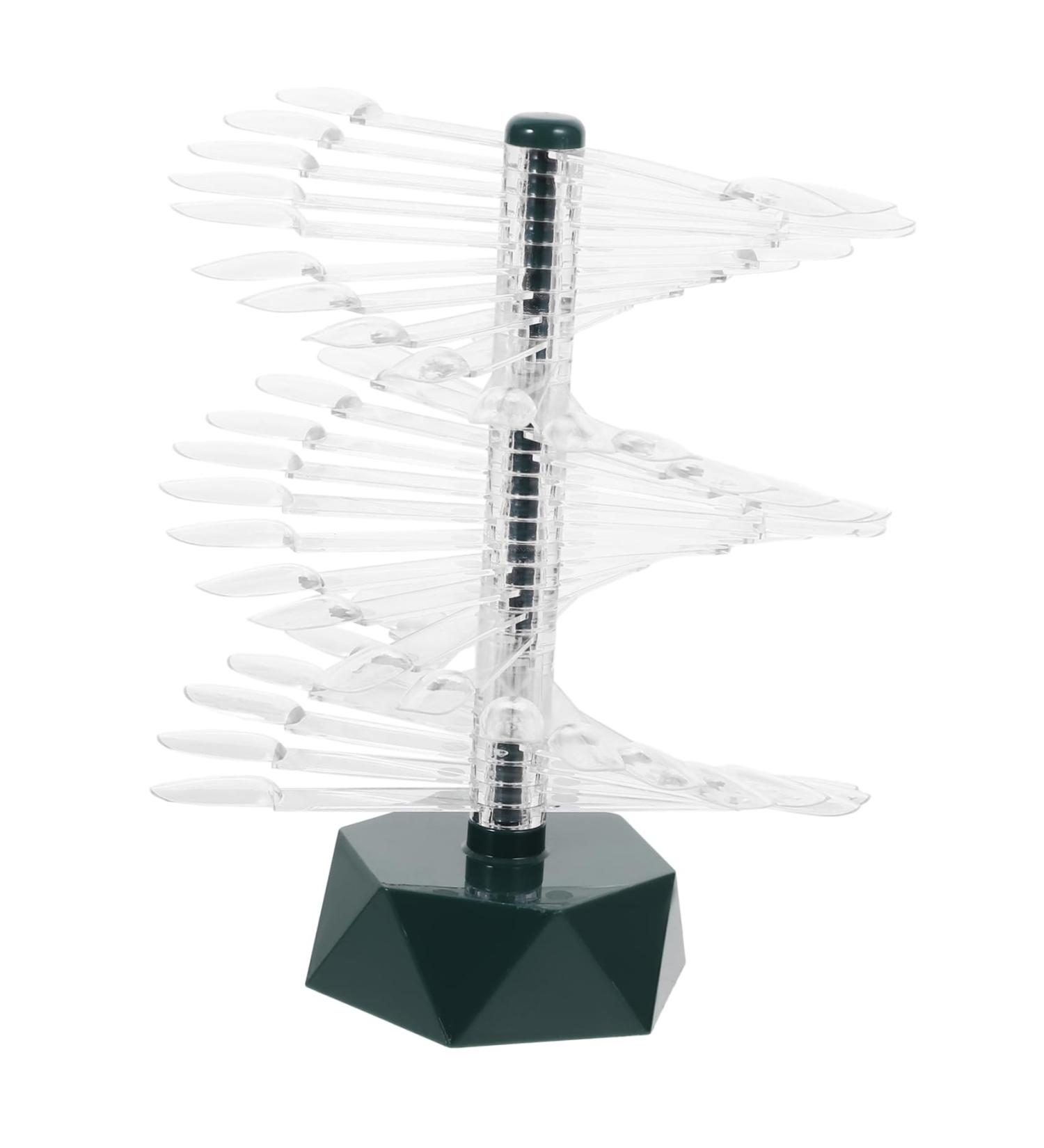 CIMAXIC nail art stand nail tips display holder nail stands for nail art nail tips practice holder clear nail sample stick nail art practice stand nail art supply Acrylic spiral decorate 6.2x6.2cm Green - Buy Online on GoSupps.com