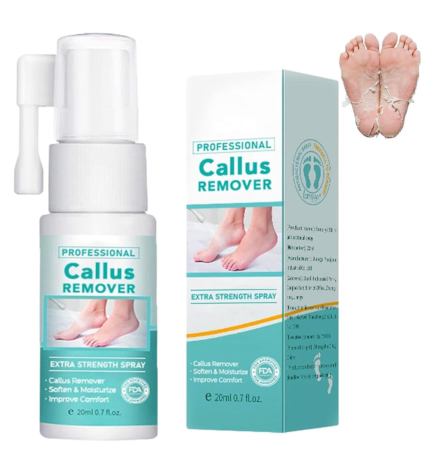 Professional Callus Remover Extra Strength Spray Foot Callus Removal Spray Foot Peeling Spray for Remove Dead Skin and Calluses on Feet (1Pcs) - Buy Online on GoSupps.com
