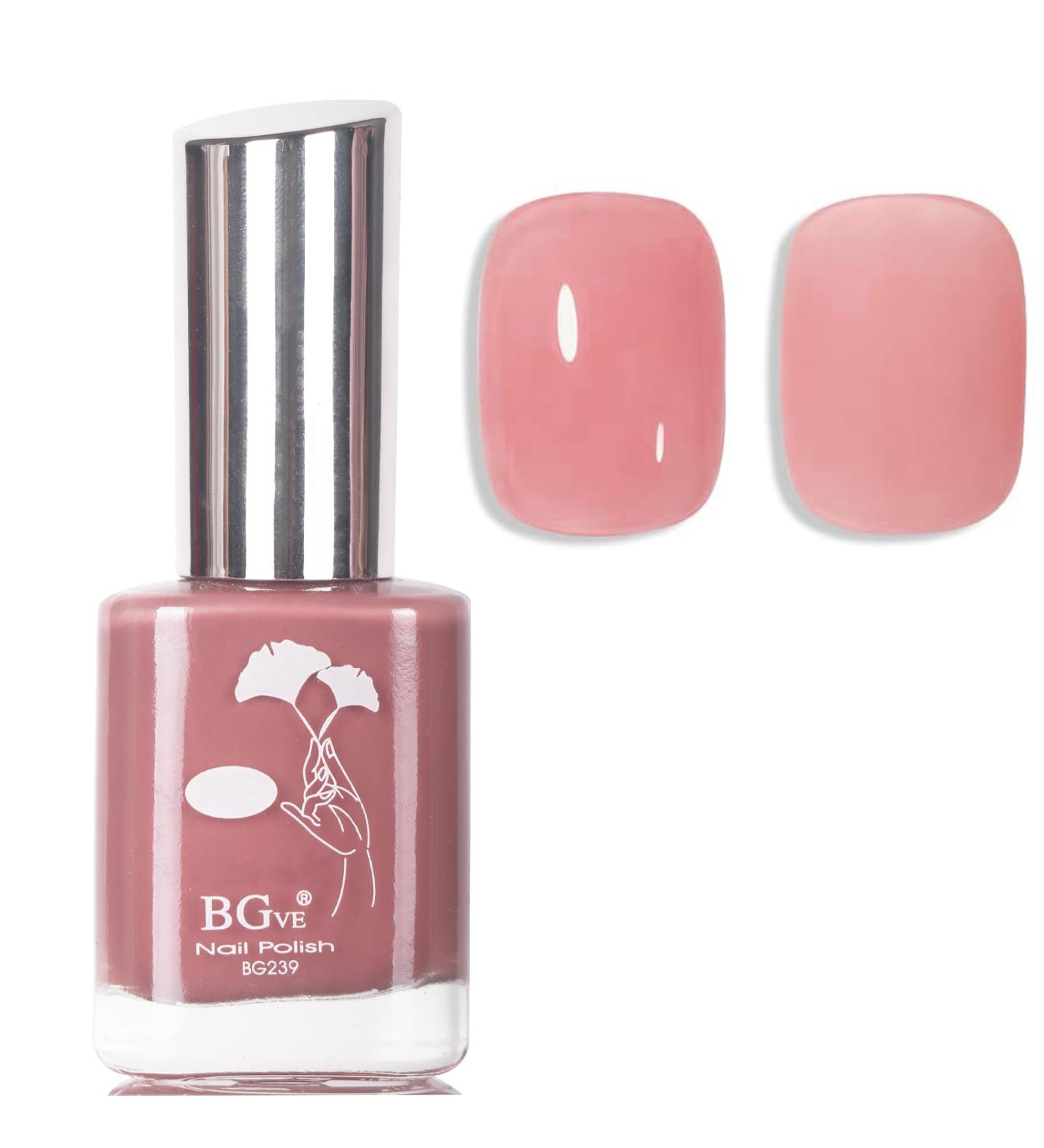 Nude Nail Polish - Jelly Nail Polish Varnish - Quick Drying & Long Lasting Breathable Nail Polish - No Need Baking Oil-Based Formula Pastel Nail Polish Women - Buy Online on GoSupps.com
