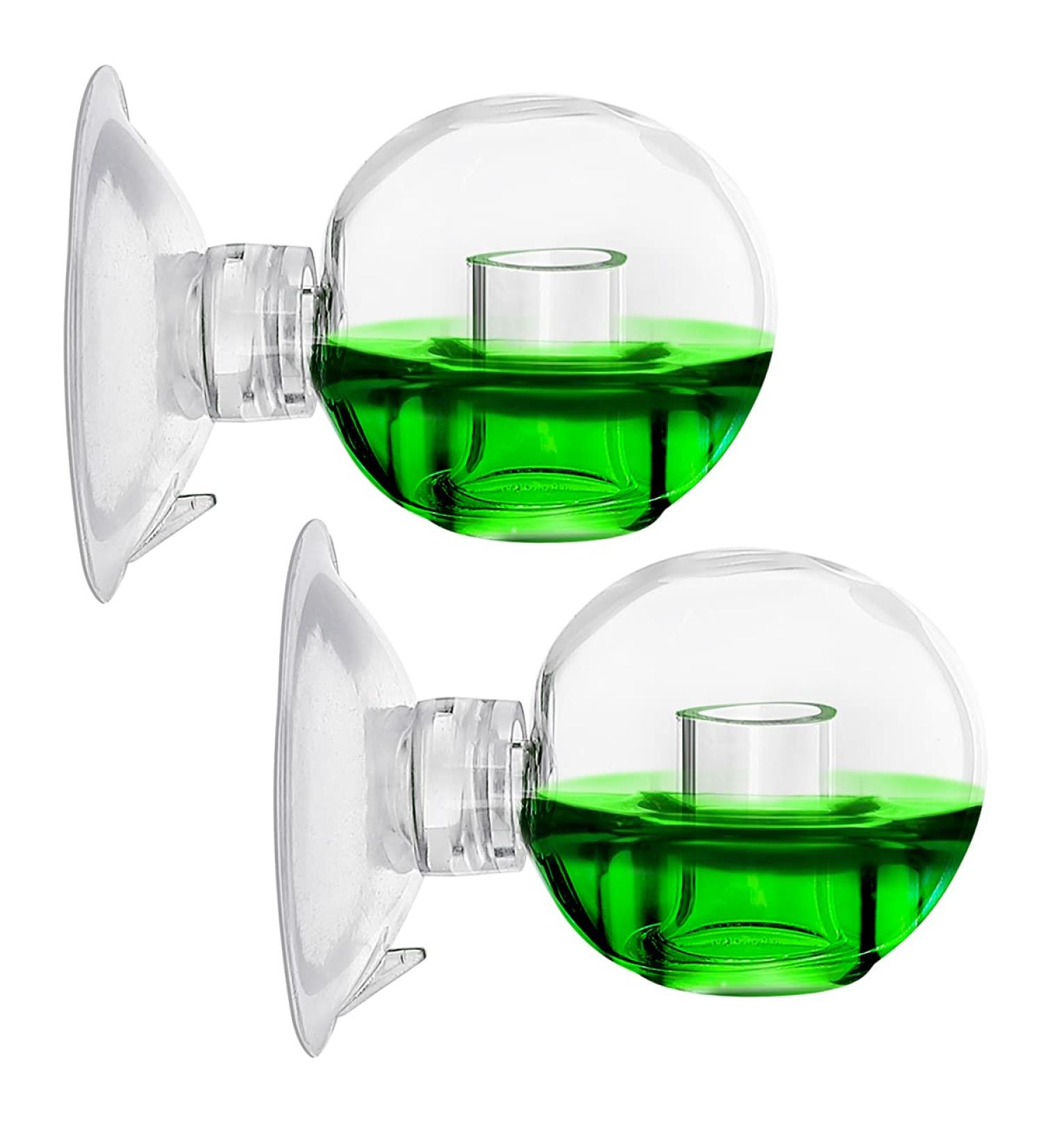 Buy CO2 Permanent Test Aquarium Orb - 2 Piece CO2 Tester Checker for Freshwater Aquariums | Durable Glass Aquarium Accessory 5x3.5cm - Buy Online on GoSupps.com