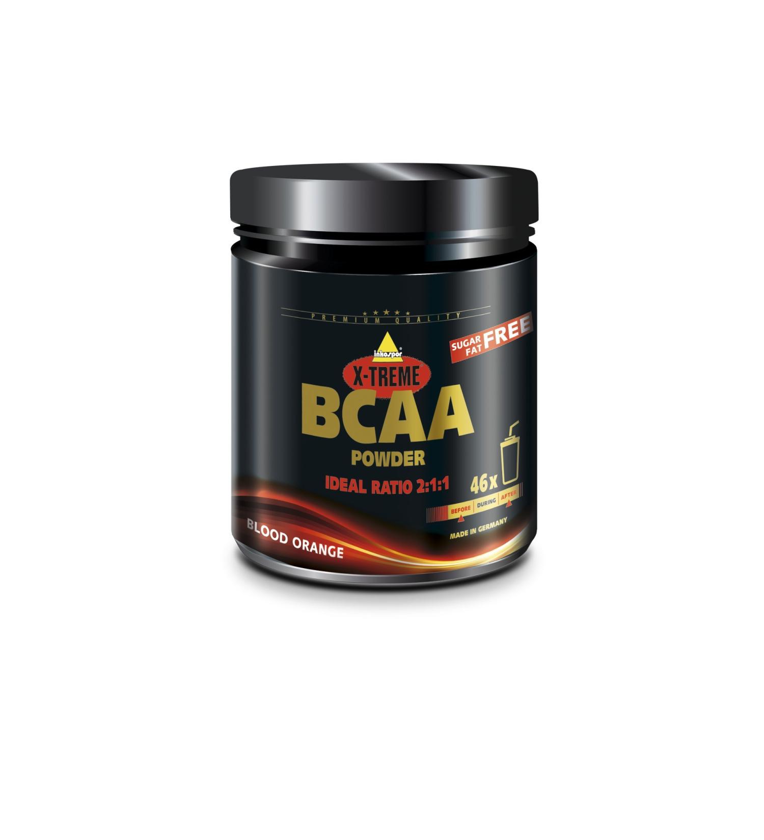 Inkospor X-Treme BCAA Powder Blood Orange - 300g | Premium Amino Acids for Muscle Recovery & Performance - Buy Online on GoSupps.com