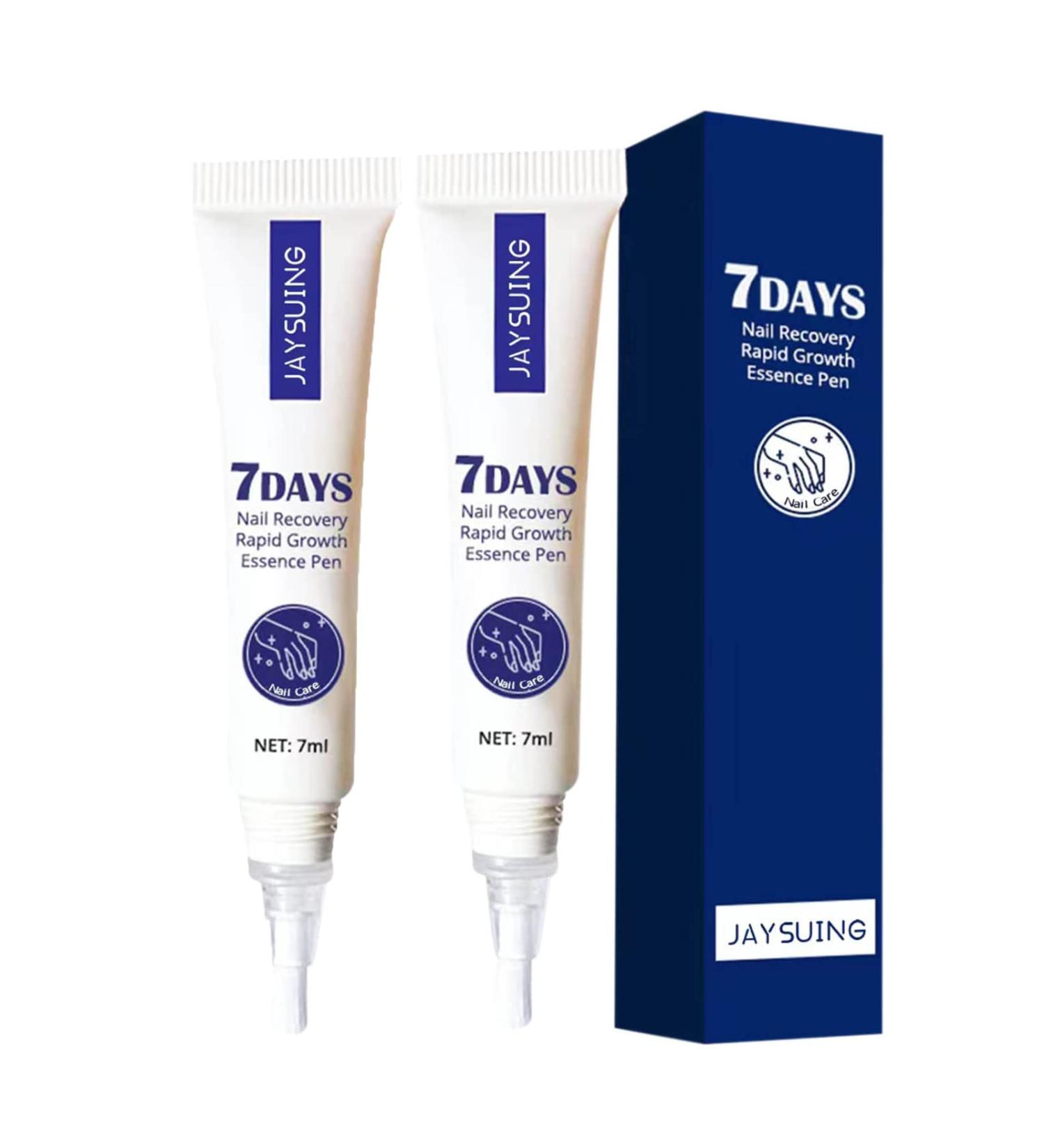 Flysmus 7 Days Nail Recovery Rapid Growth Essence Pen Natural 7 Days Nail Growth and Strengthening Serum Nail Growth & Strengthening Oil Serum for Thin Nails and Growth 20ml (2PCS) - Buy Online on GoSupps.com