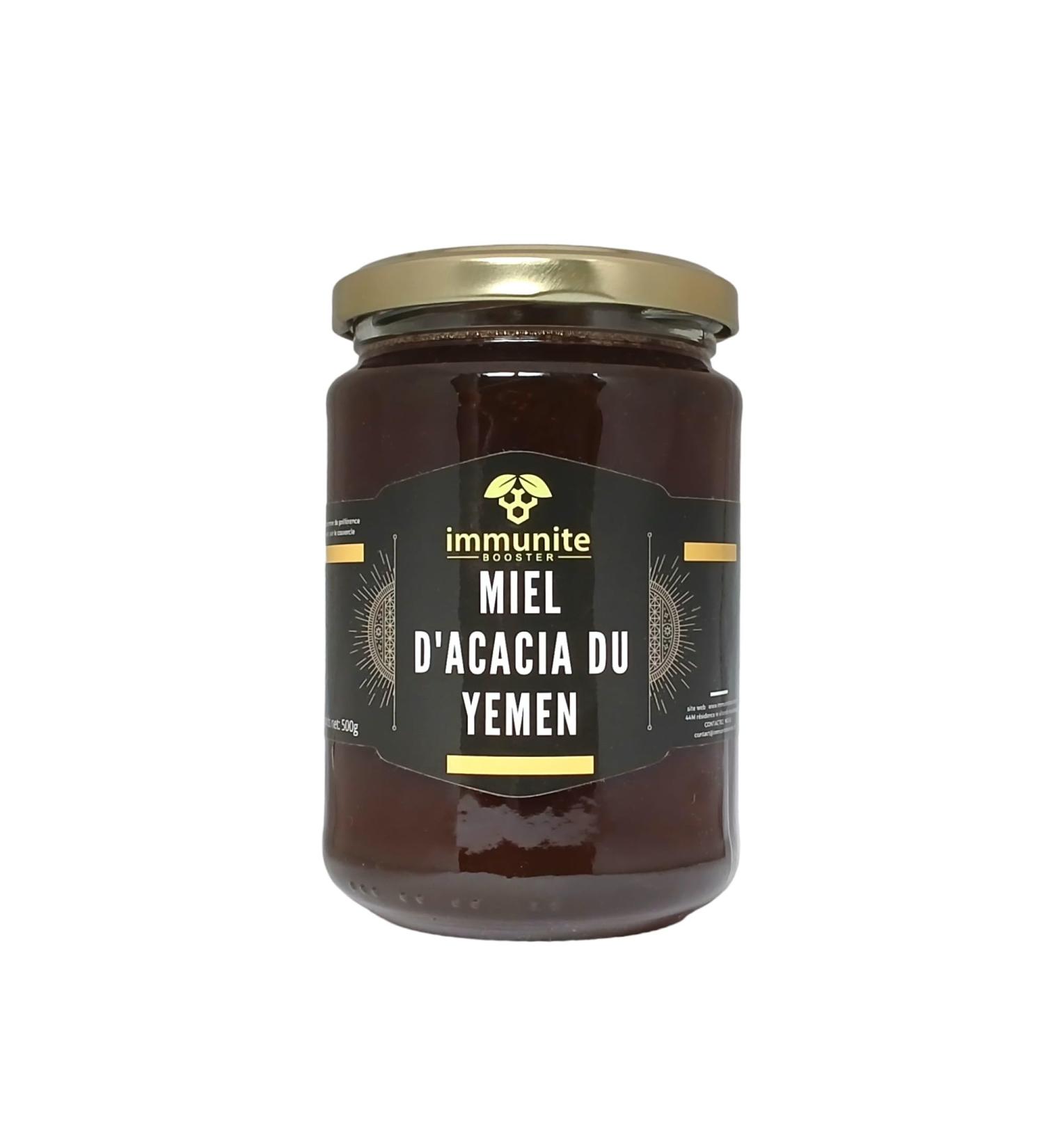 Acacia Honey from Yemen - First quality - Net weight 500g - Pure - 100% natural - rare honey among the best in the world - immense and numerous virtues - immunity BOOSTER - Buy Online on GoSupps.com