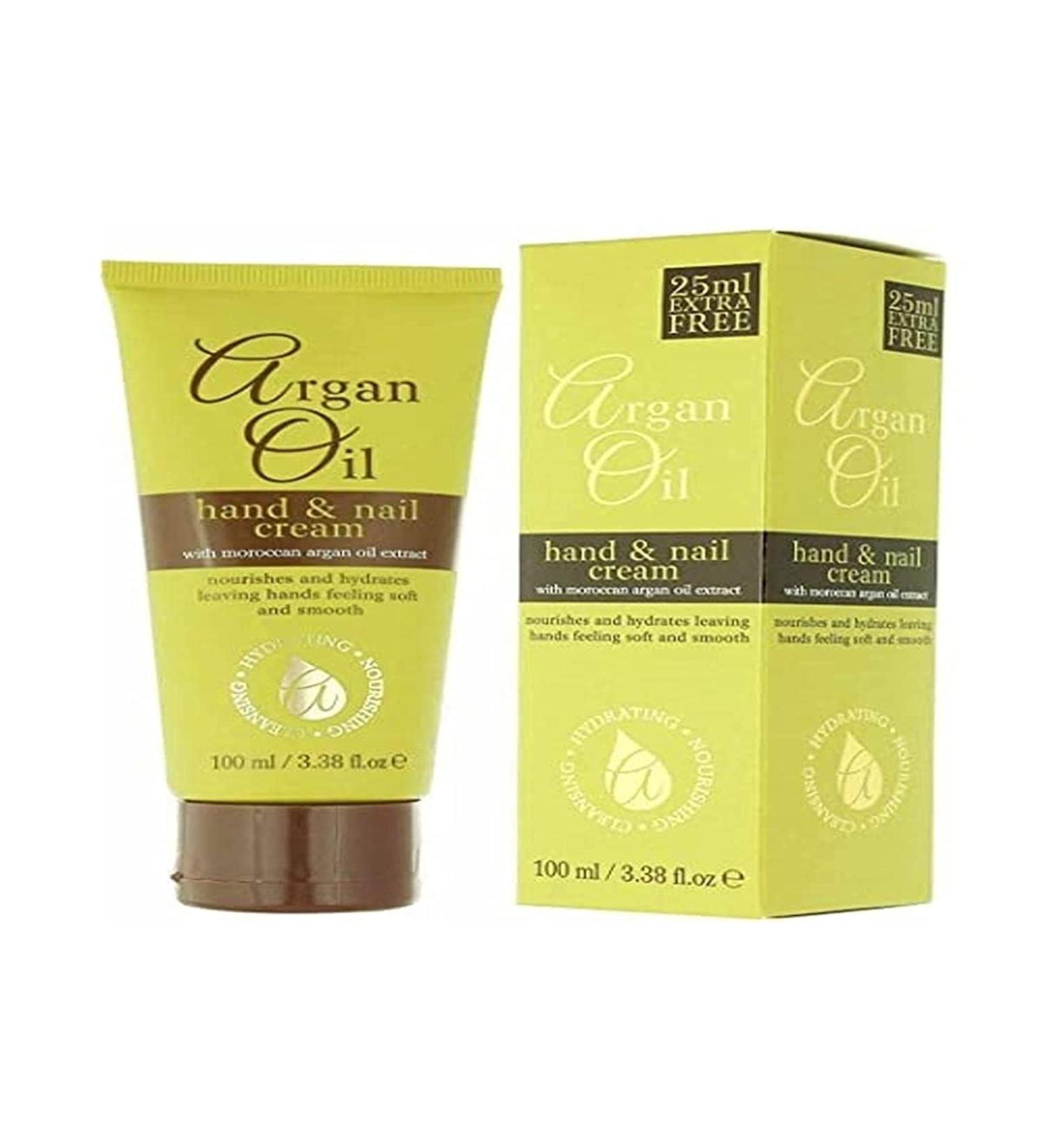 Argan Oil Hand & Nail Cream 100ml - Nourishing Hydrating & Fast-Absorbing - Buy Internationally - Buy Online on GoSupps.com