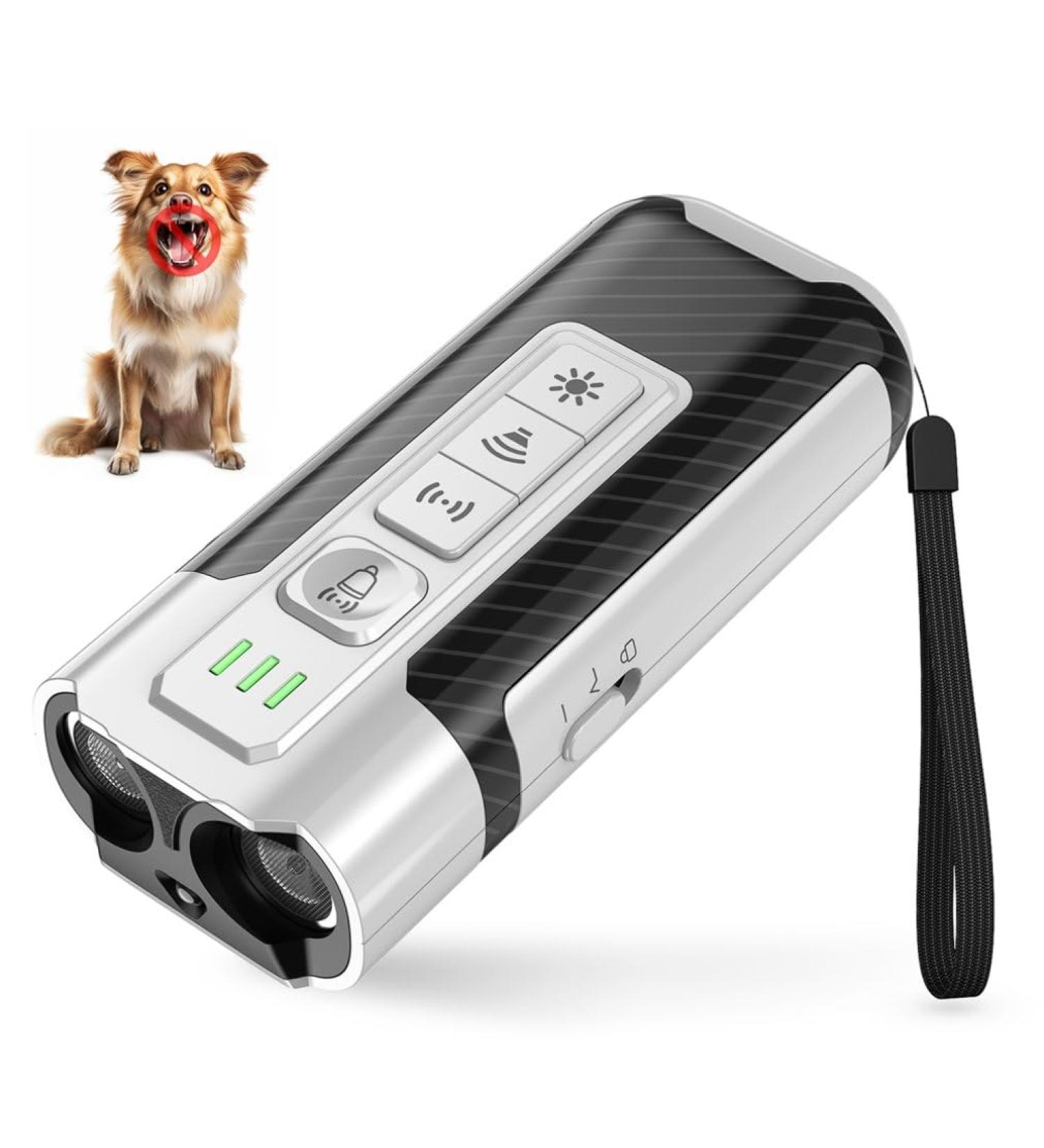 Effective Anti-Bark Devices for Dogs | Ultrasound Bark Deterrent for Medium & Large Dogs - 23ft Dog Training Tools - Buy Online on GoSupps.com