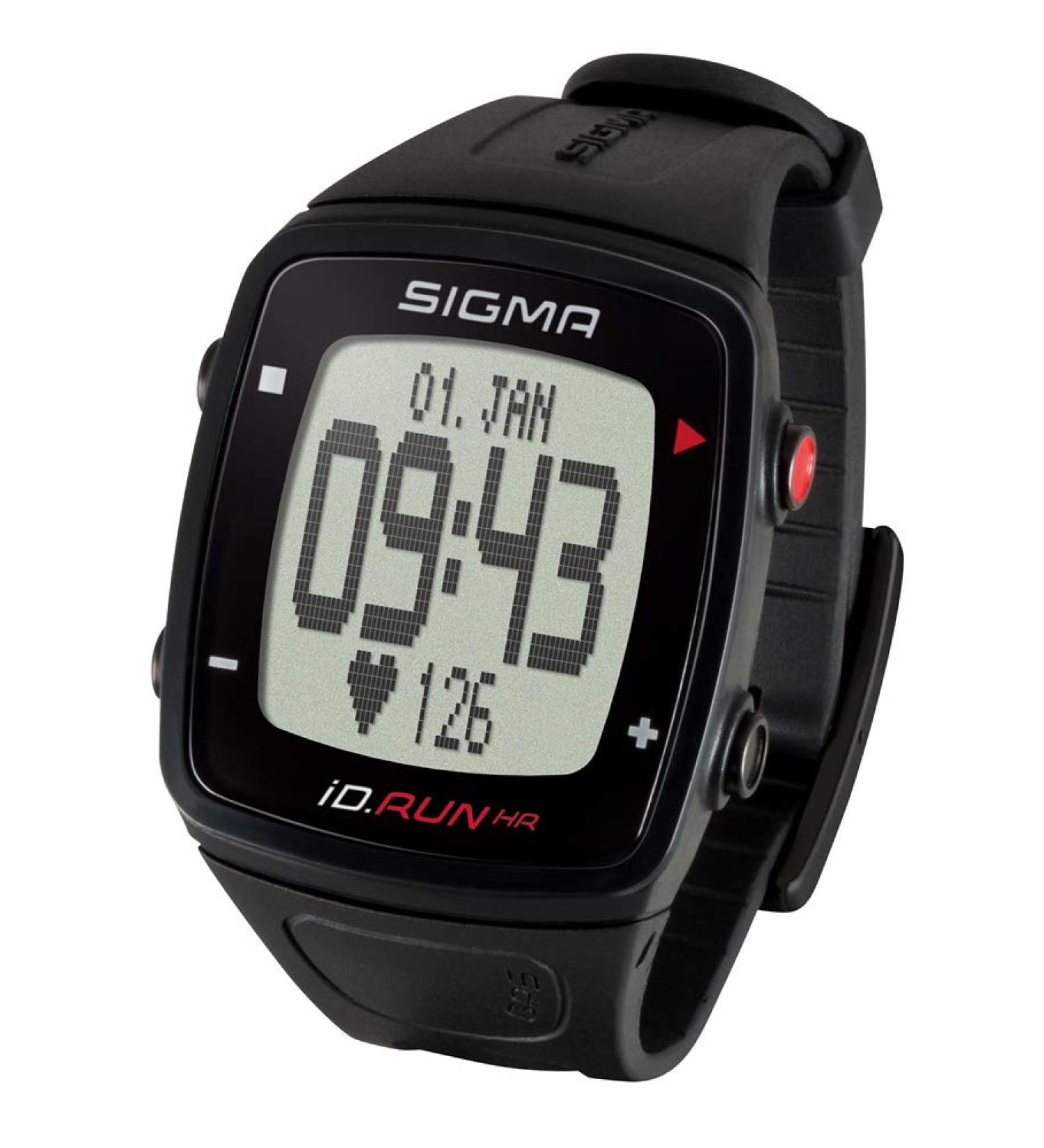 Buy SIGMA SPORT iD.RUN HR - GPS Running Watch & Heart Rate Monitor | Black Wrist Activity Tracker - International Shipping Available! - Buy Online on GoSupps.com
