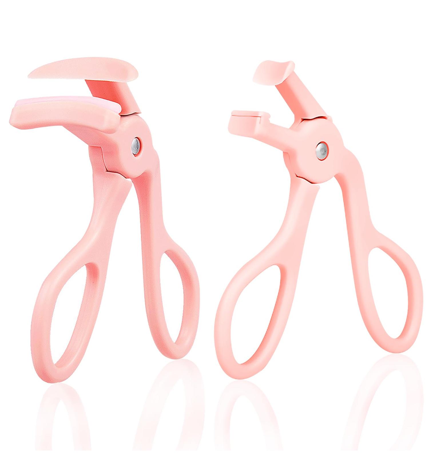 Buy 2 Style Eyelash Curler - Quick 5-Second Curling with Extra Silicone Pads - Perfect Long-Lasting Curls in Pink - International Shipping Available - Buy Online on GoSupps.com