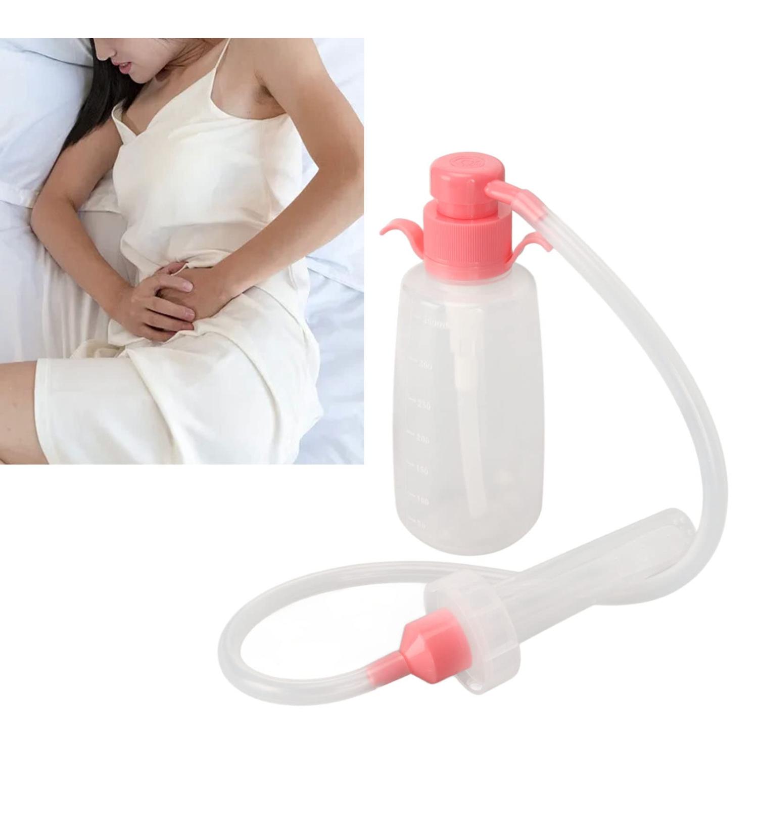 350 ml Safe Vaginal Shower Cleaner Press Type Leak-Proof Large Water Output - Ideal for Hemorrhoid Care - Buy Online on GoSupps.com