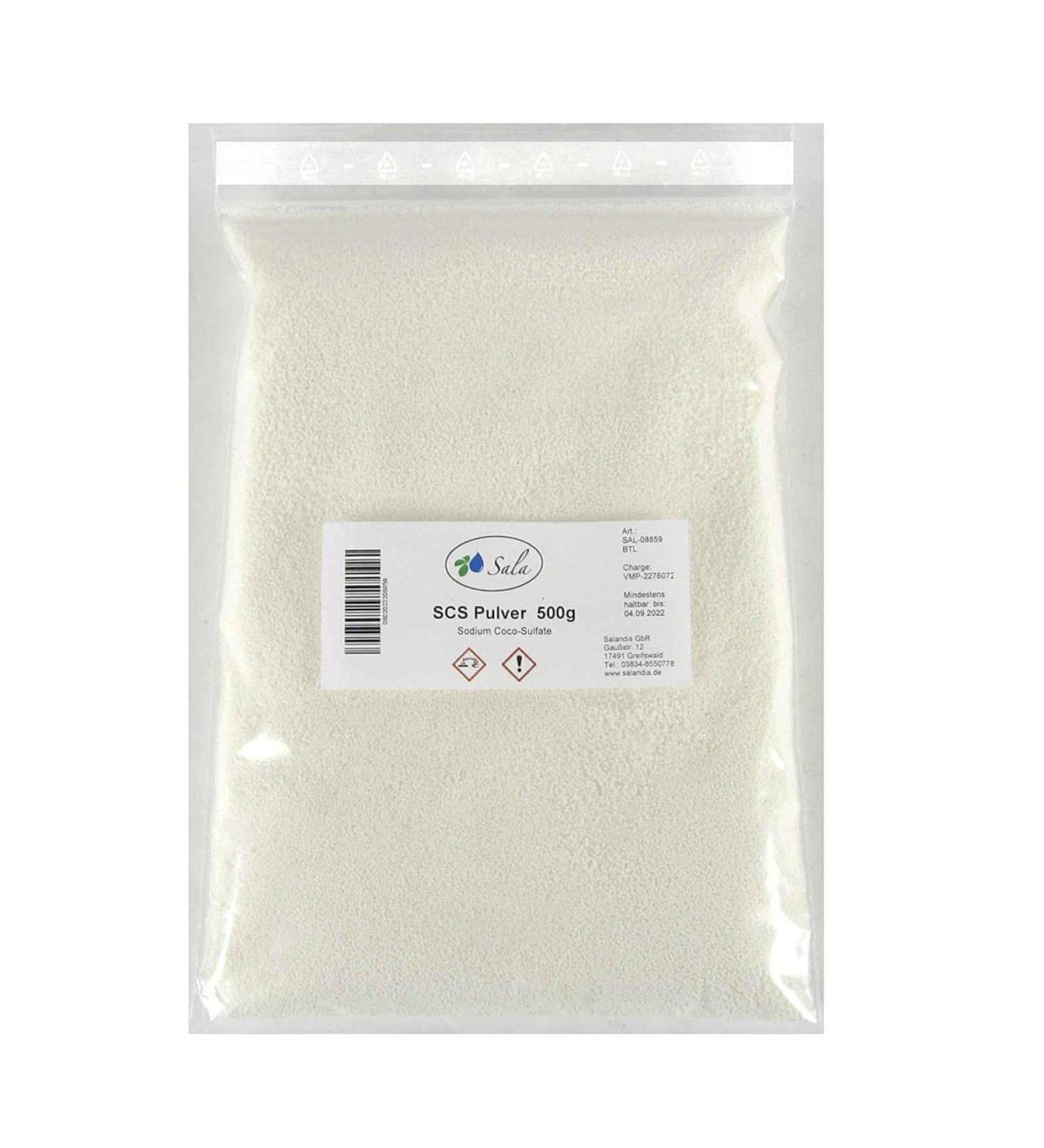 Sala SCS Powder Sodium Coco-Sulfate 500 g Bag