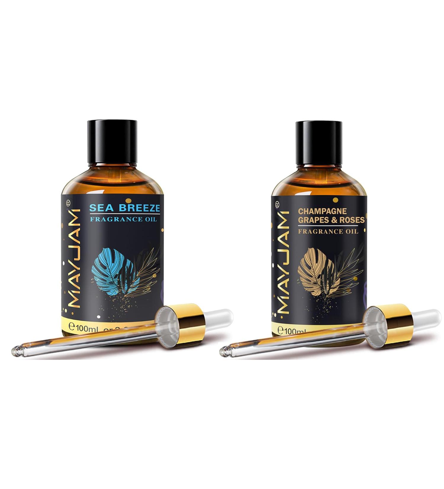 MAYJAM 100ML Sea Breeze and Champagne Grapes & Roses Fragrance Oils Essential Oils - Buy Online on GoSupps.com