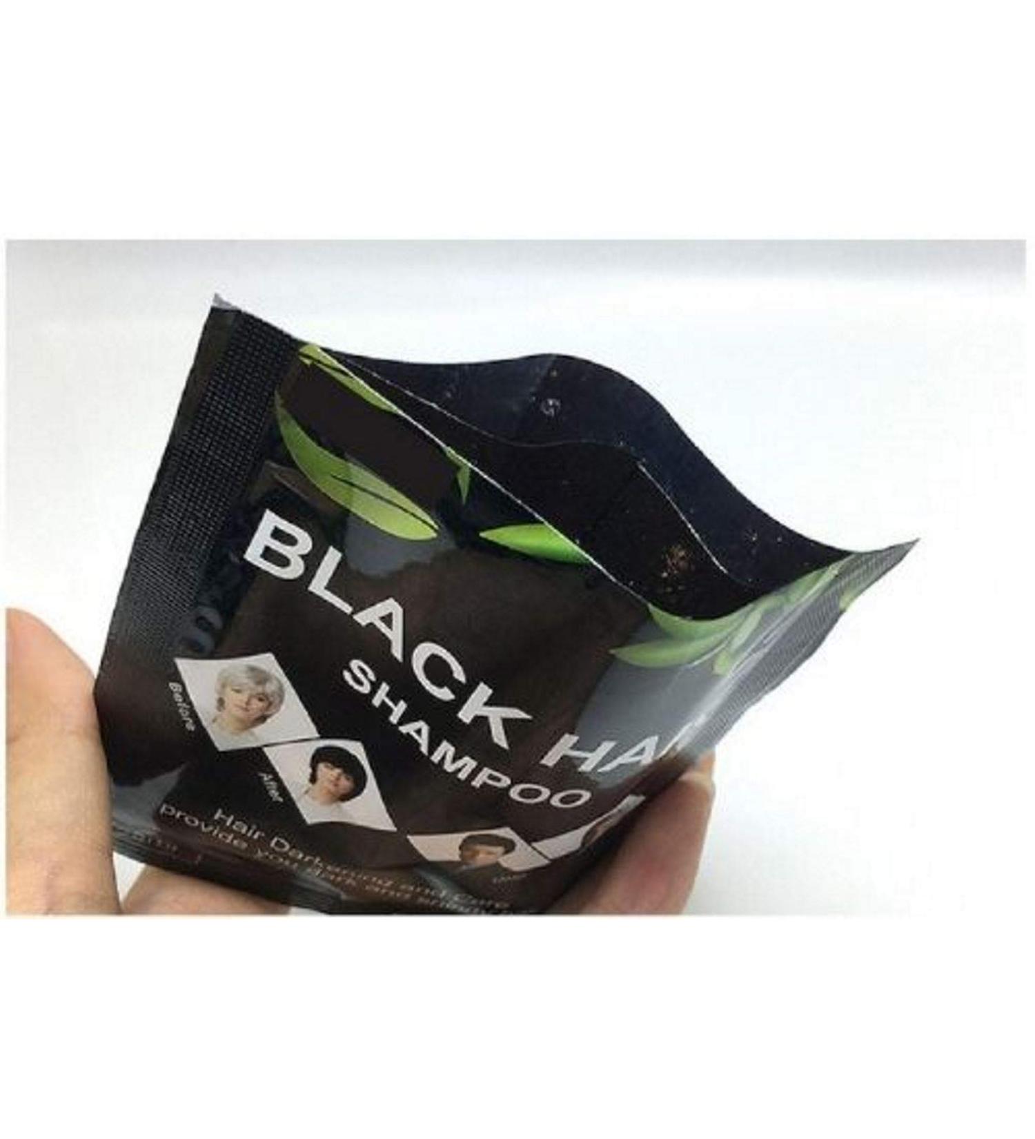 WELL4U Black Hair ShampooProbe to test Shampoo against gray hair Black hair shampoo for gray coverage Is your natural hair color black Do you want your black hair color back  - Buy Online on GoSupps.com