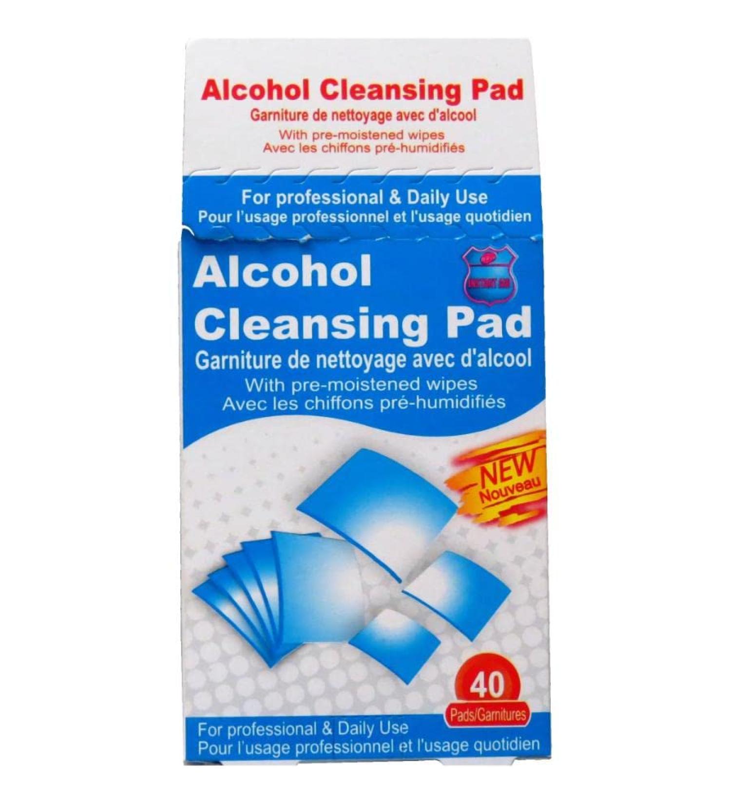 Alcohol Cleansing Wipes - 40 Pack