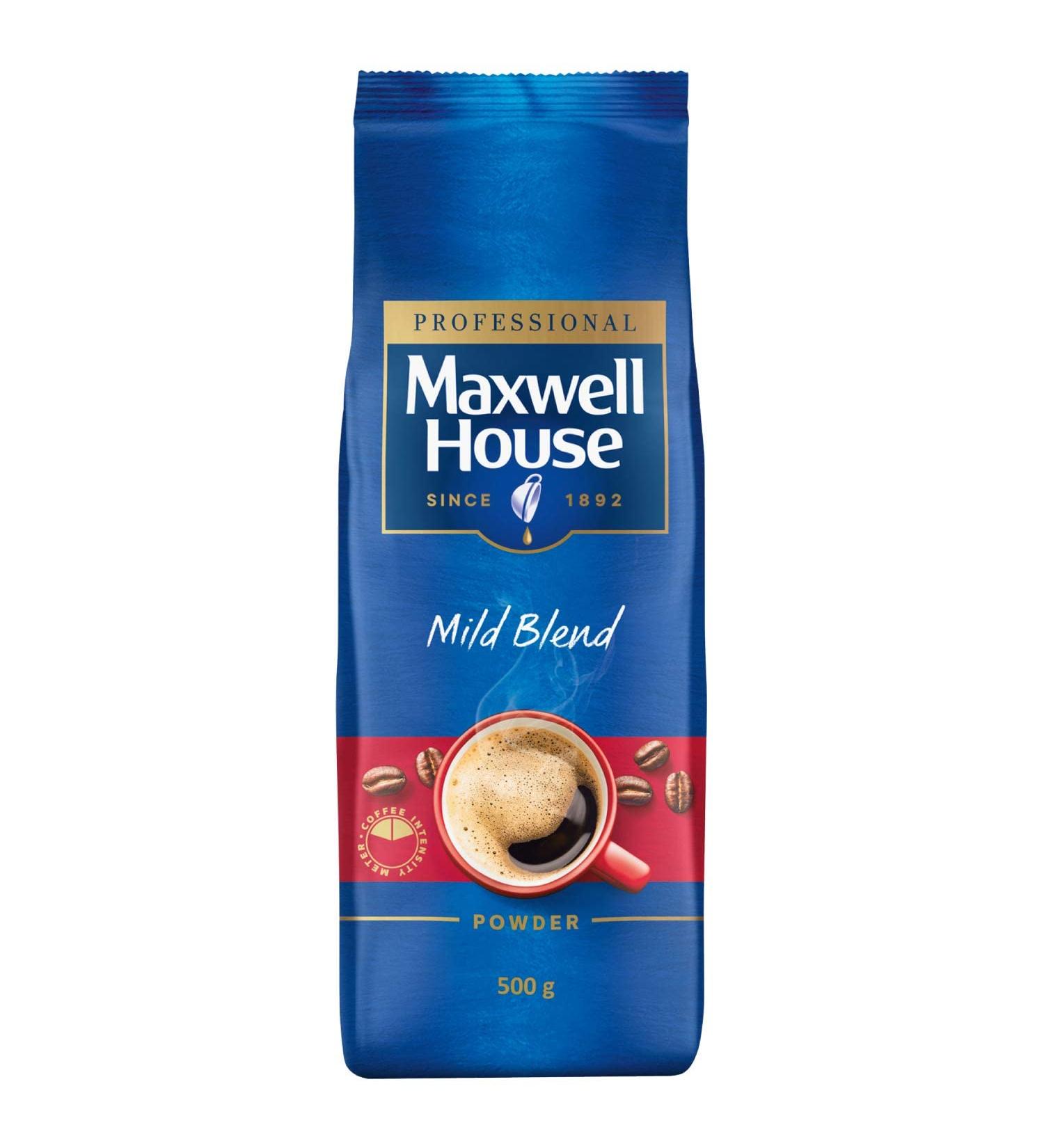 Maxwell House Mild Blend Instant Coffee 500g - Ideal for Vending Intensity 2/5 - Shop Now! - Buy Online on GoSupps.com