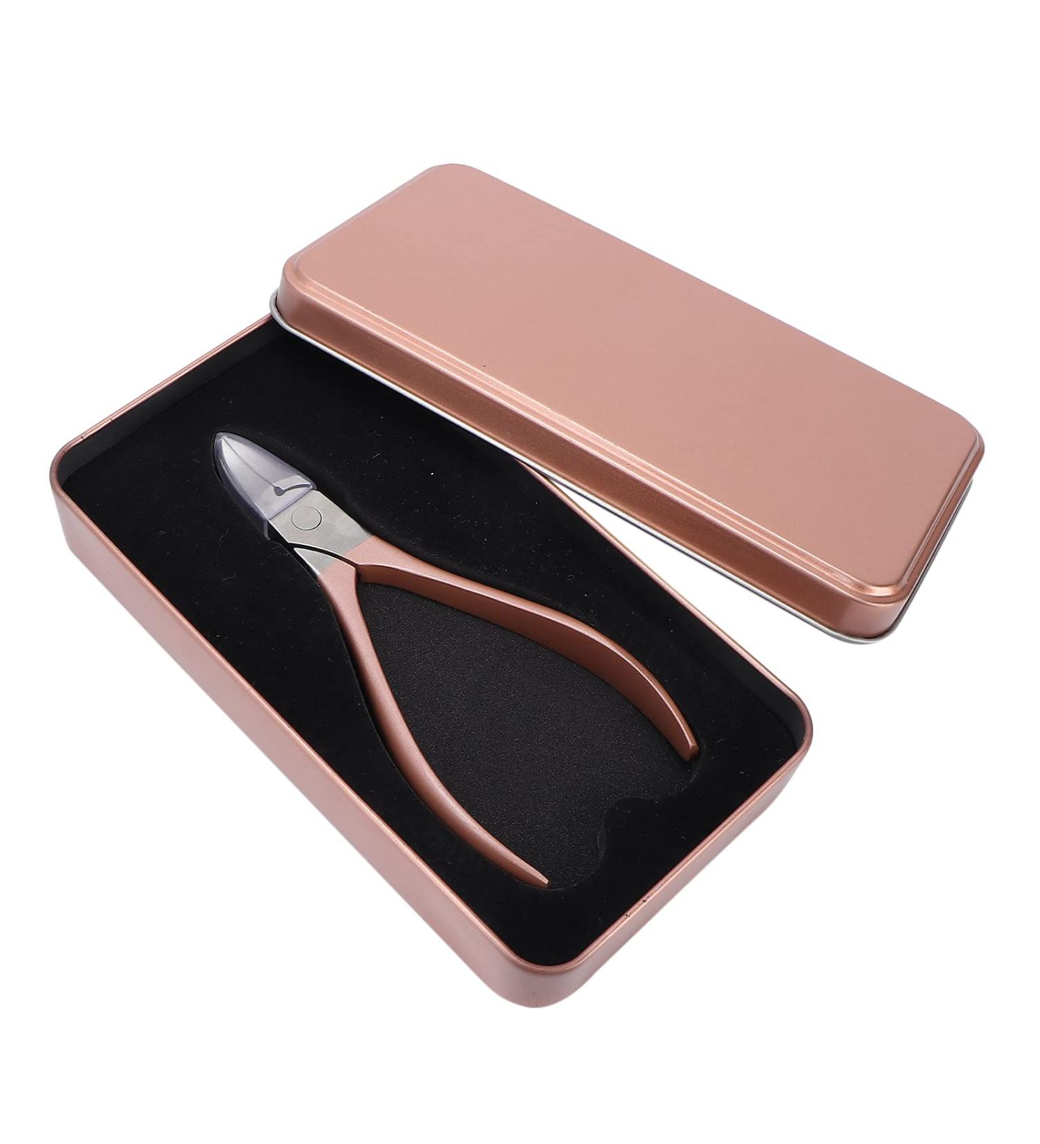 Natudeco Cuticle Cutter Sharp Cuticle Nippers Cuticle Trimmer Stainless Steel Ingrown Nail Clippers Cuticle Nippers Toenail Trimmer Cutter Rose Gold - Buy Online on GoSupps.com