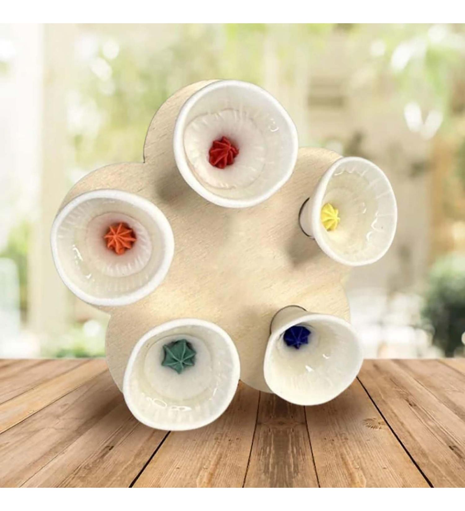 LGZY Bee Insect Drinking Cup Bee Cups Colorful Bee Insect Drinking Cup Thirsty Pollinators Need a Drink Bees Need Safe Places to Drink Bee Cups Collect a Teaspoon of Water White - Buy Online on GoSupps.com