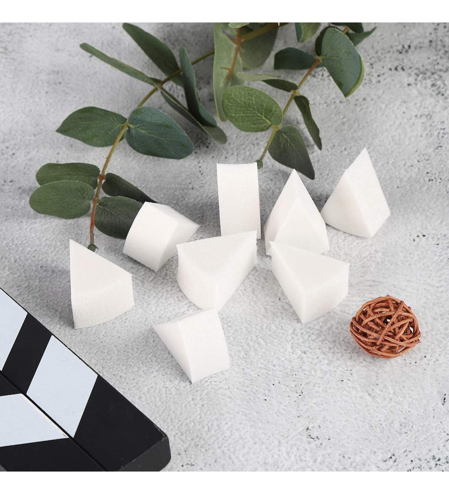 8 Piece Triangle Cosmetic Sponge Set Wedge Makeup Sponges for Flawless Face Paint International Shipping Available - Buy Online on GoSupps.com