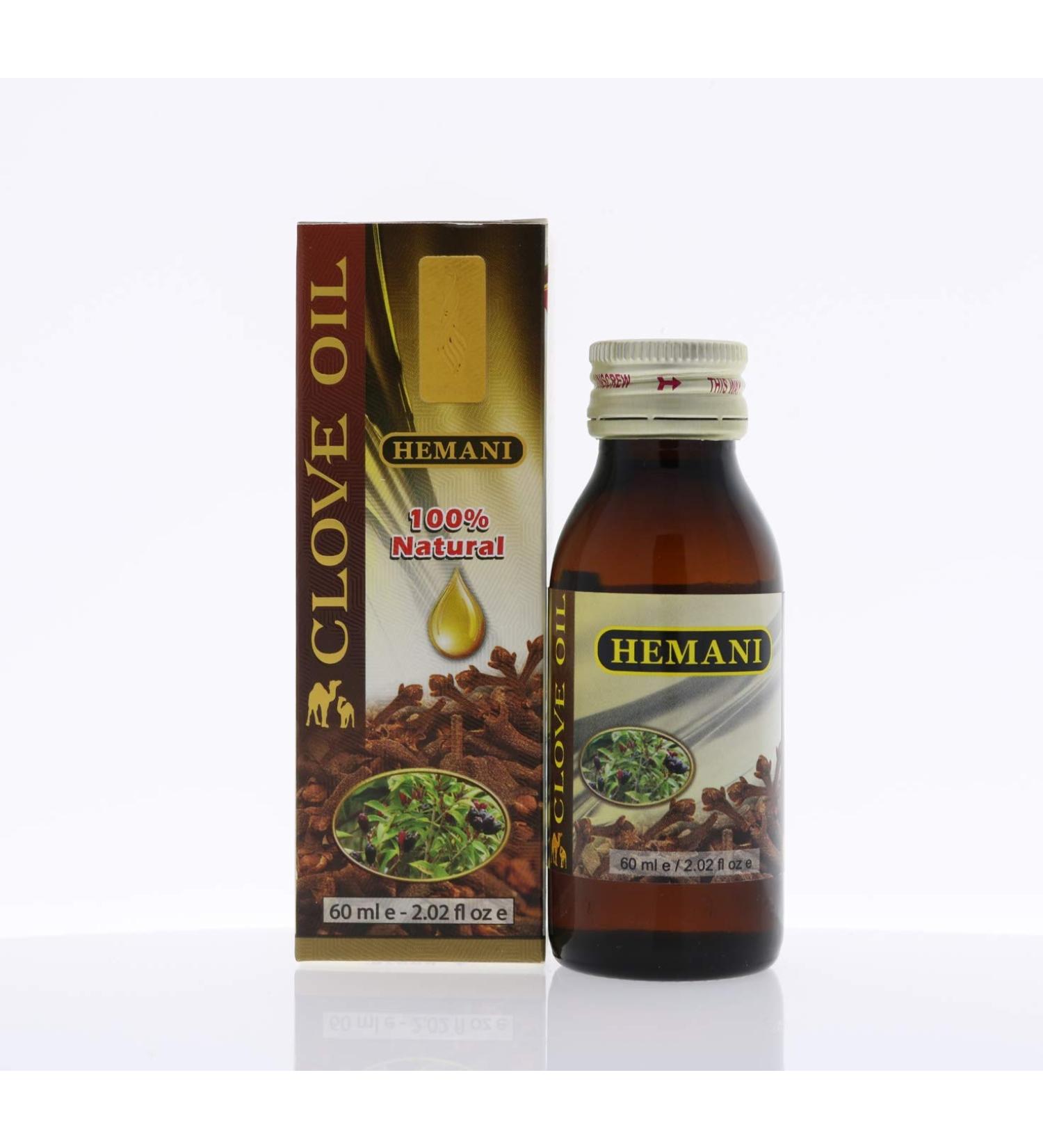 HEMANI Clove Oil 60mL (2 FL OZ) - Edible Oil - Buy Online on GoSupps.com