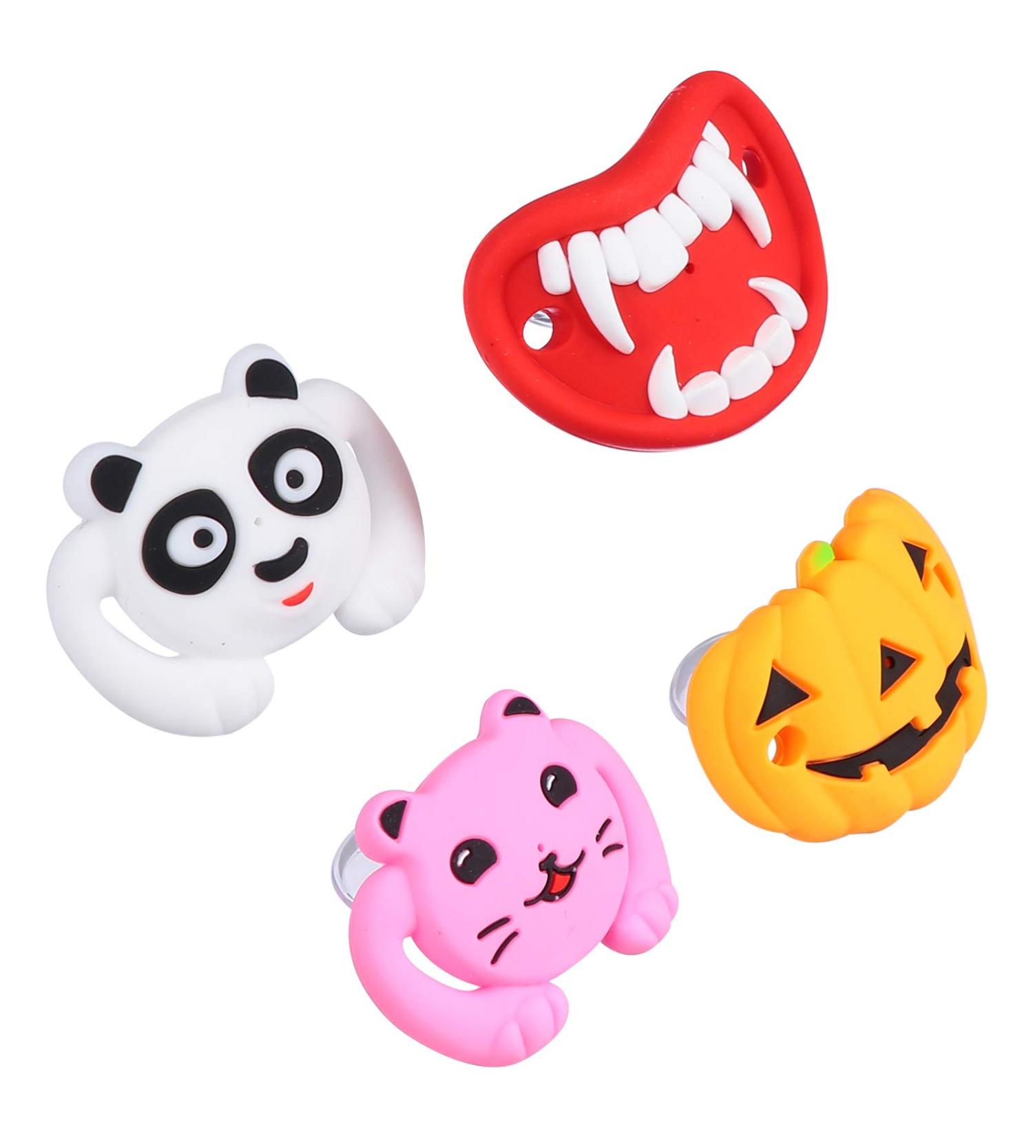 Nuobesty 4PCs Funny Baby Pacifier - Silicone Dummies for Infant Prank & Baby Shower Gifts - Buy Online on GoSupps.com