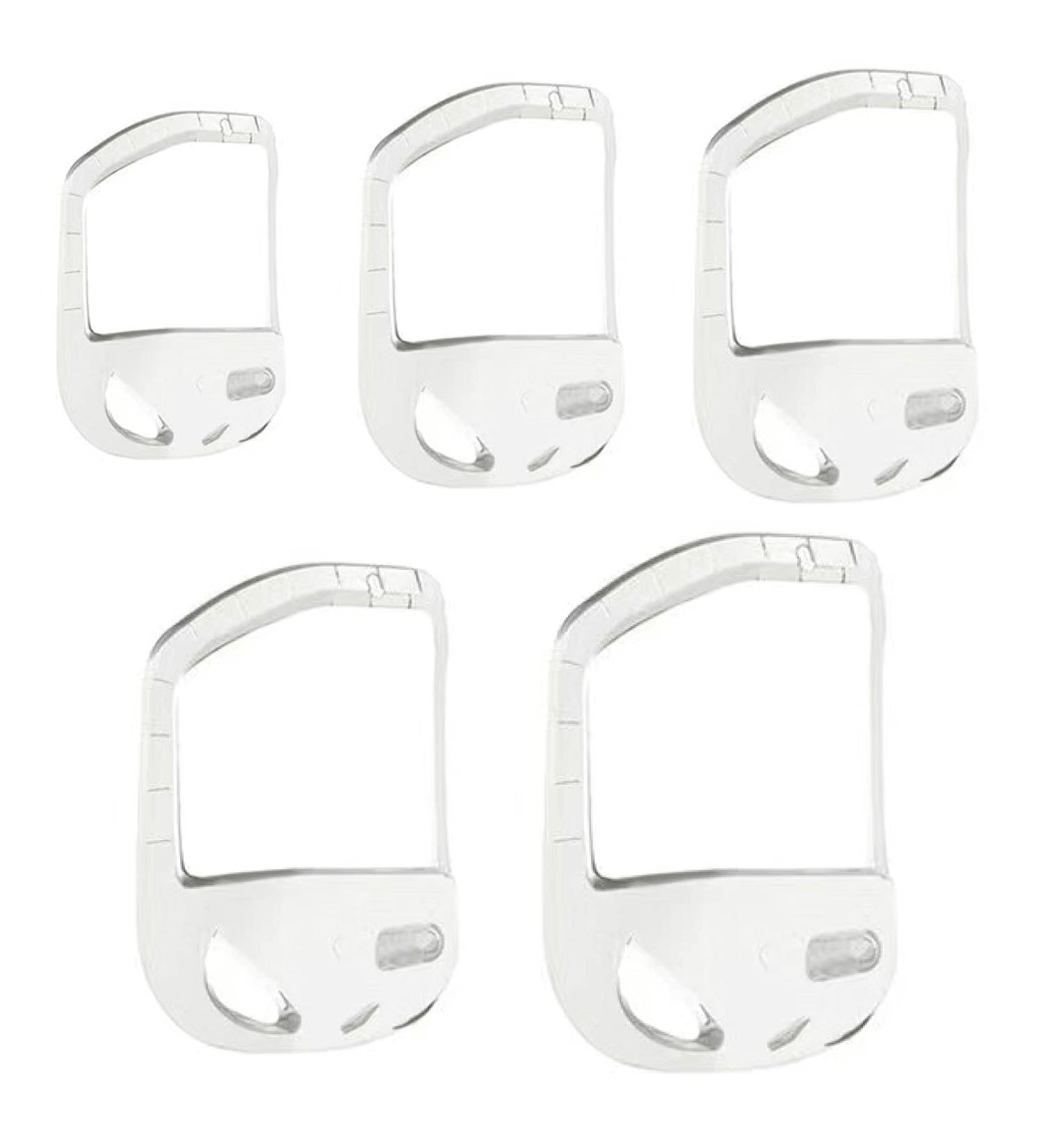 DADYOUPIN Goatee Styling Templates Set - 5 Sizes | Beard Trimming Stencils & Tools for Men's Trendy Goatee Styles - Buy Online on GoSupps.com