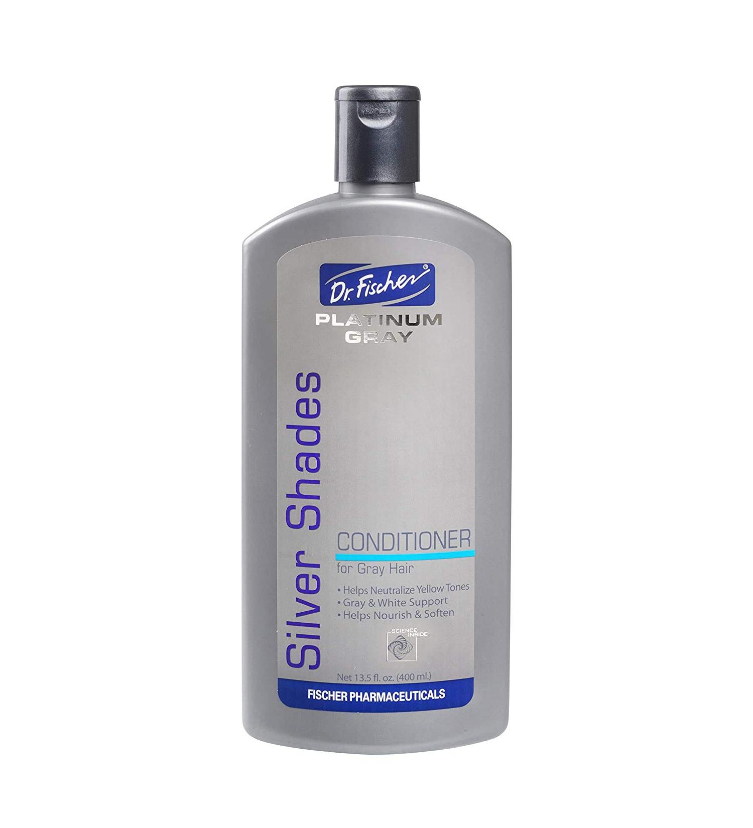 Dr. Fischer Purple Conditioner for Platinum Silver Gray & Color Treated Hair - Remove Brassy Tones - 13.5 fl. oz - Buy Online on GoSupps.com