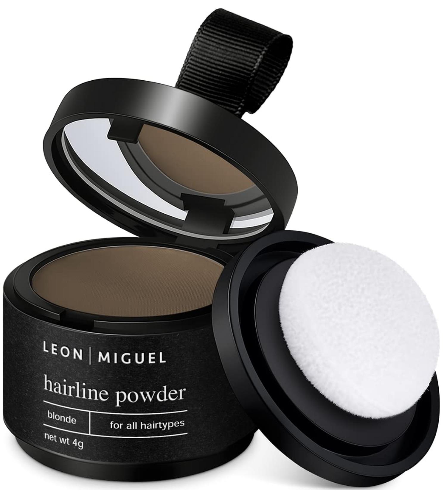 Leon Miguel Approach Powder - Waterproof Hair Concealer for Men & Women | Invisible Hair Makeup | 4G Blonde - Buy Online on GoSupps.com