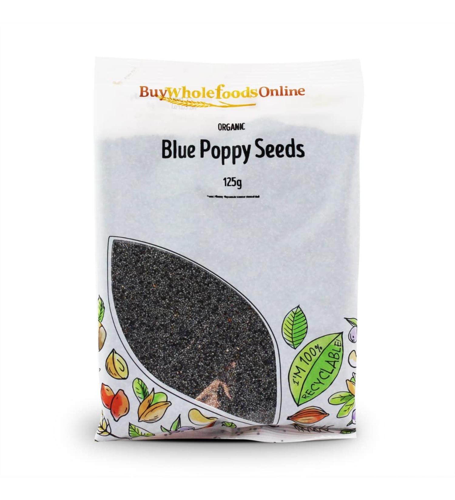 Organic Poppy Seeds - Blue 125g (BWFO)