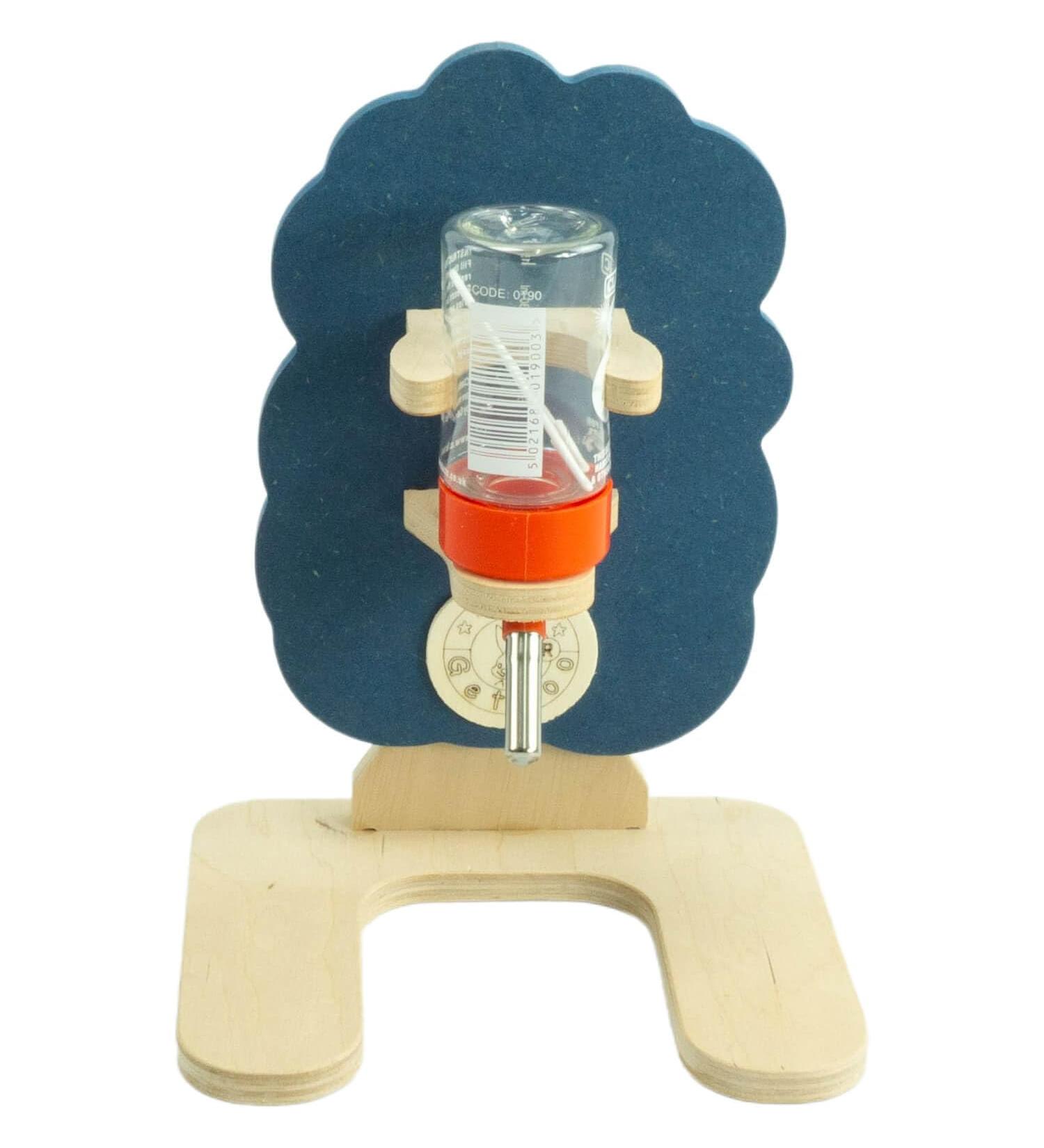 Buy Getzoo Wooden Cloud Drinker + Classic 150 ml Drinking Bottle | Eco-Friendly Pet Accessories - Buy Online on GoSupps.com