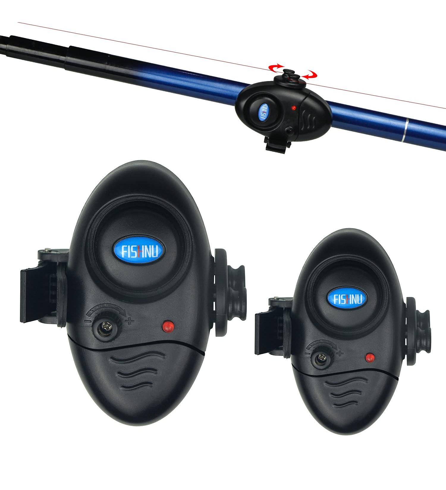 FISHNU Volume Adjustable Fishing Alarms - Pack of 2 Fish Bite Alarm Indicators - Buy Online on GoSupps.com