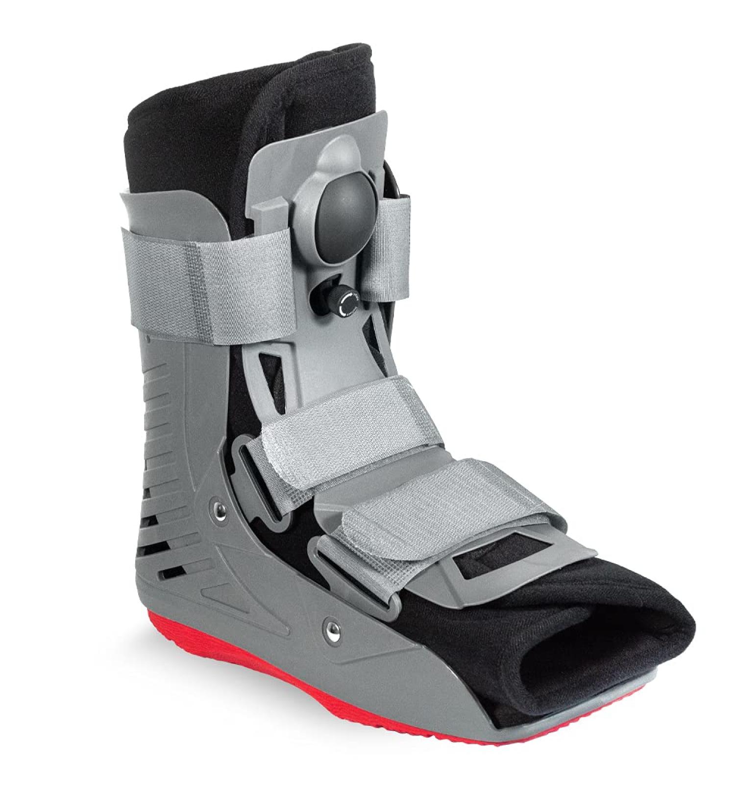 ManaMed Royal Boot Air Short CAM Boot - Med | Orthopedic Walking Boot with Air Pump & Traction for Ankle Sprain & Post Surgery - Short Medium - Buy Online on GoSupps.com