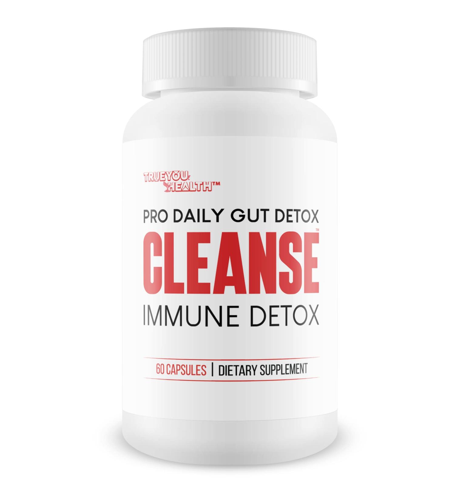 Pro Daily Gut Detox Cleanse Immune Detox - Detox Cleanse with Probiotics - Promote Reduced Bloating for Healthy Appearance - Naturally Aid Digestion & Gut Health - Acai Berry Cleanse Immune Support - Buy Online on GoSupps.com