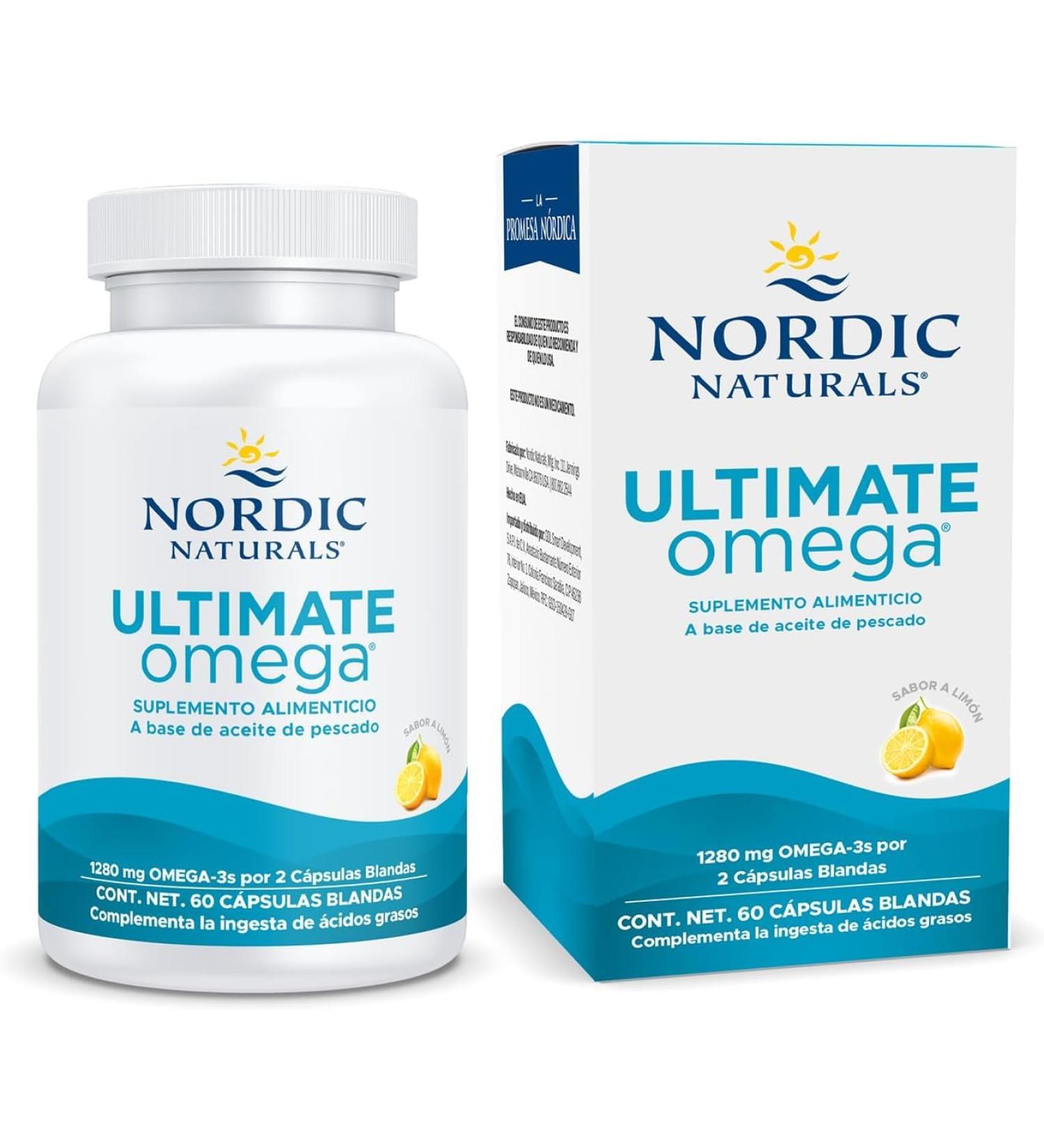 Nordic Naturals Ultimate Omega 1280 Mg 60 Count - Buy Online on GoSupps.com