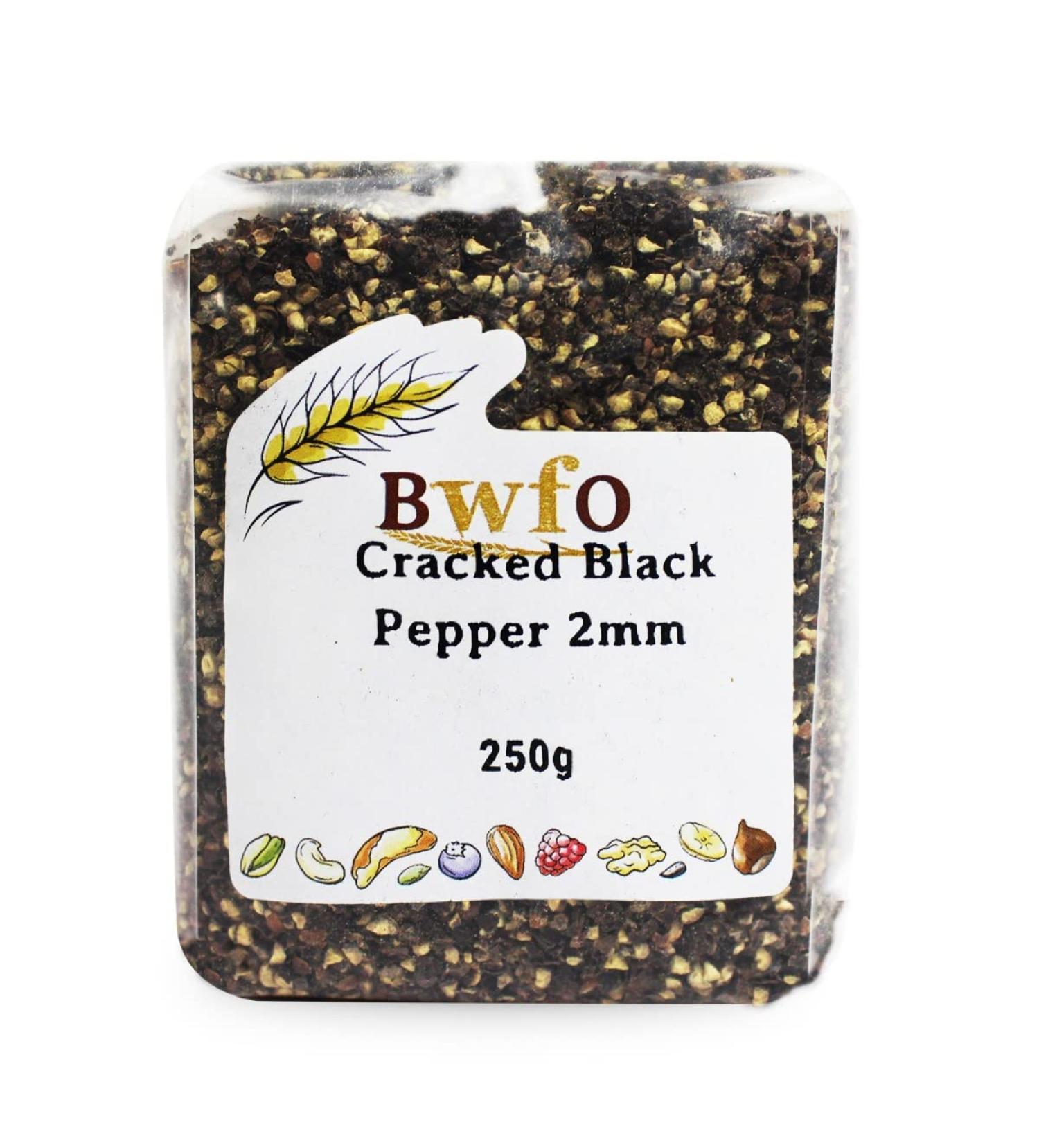 Cracked Black Pepper 2mm 250g (BWFO)