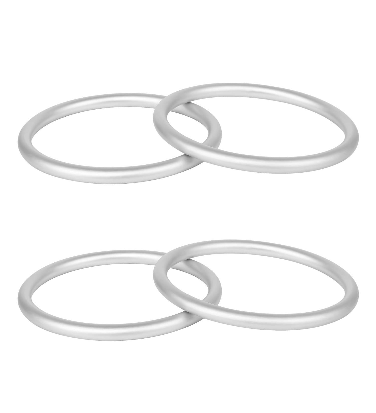 4 Pcs Aluminum Baby Sling Rings - Infant Breathable Cotton Wrap Accessory for Newborns, Toddlers, and Kids - Buy Online on GoSupps.com