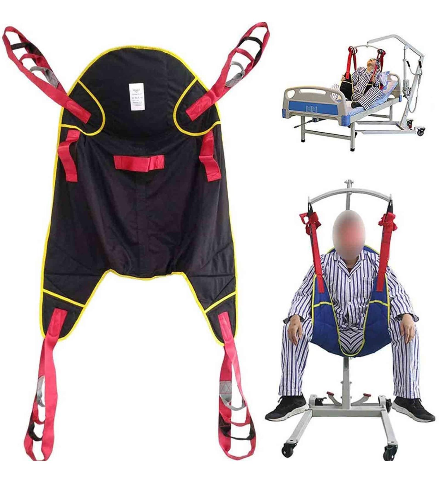 Hoist for Lifting Elderly Elderly Sitting Transfer Belt Patient Lift Toileting Sling with Head Support Handicap Commode Full Body Sling - Buy Online on GoSupps.com