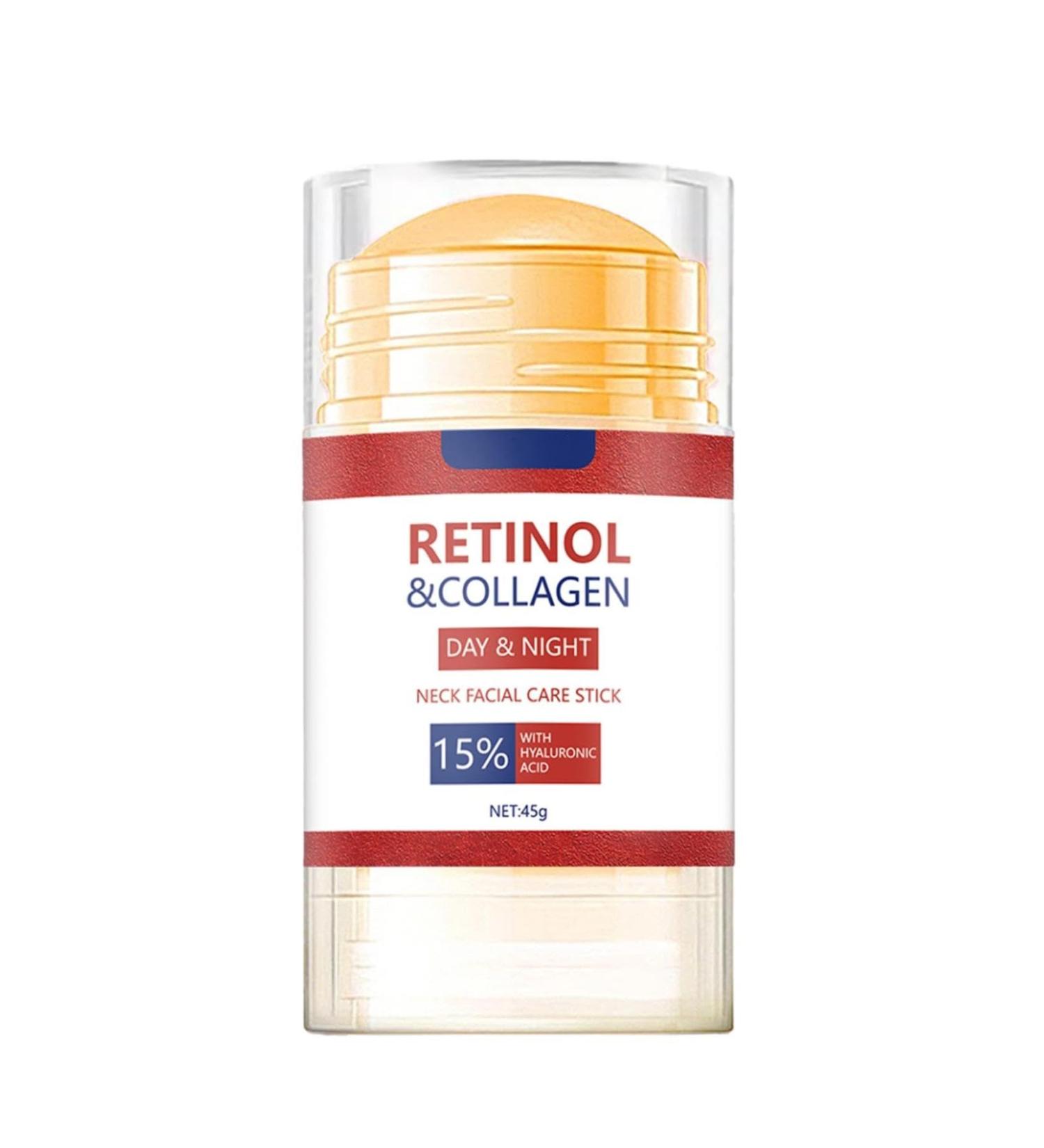 Retinol & Collagen Neck Facial Care Stick Anti-aging Firming Cream for Neck and D collet Retinol & Collagen Neck Facial Care Stick Long-lasting Moisturizing Nourishment Rejuvenates the Skin - Buy Online on GoSupps.com