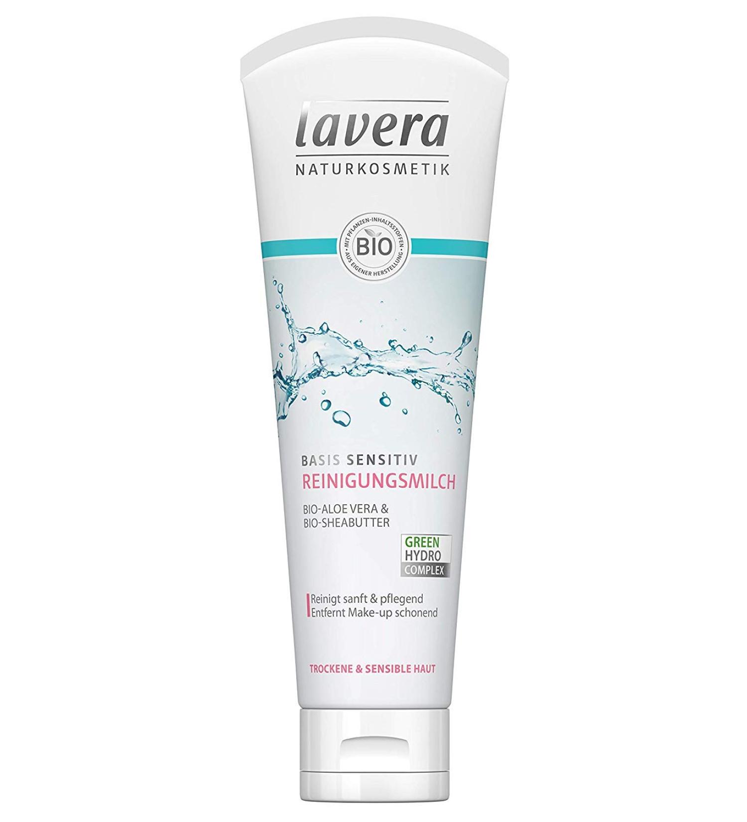 Laverana Co KG Lavera Basis Sensitiv 2in1 cleansing milk pack of 3 3 x 125 ml