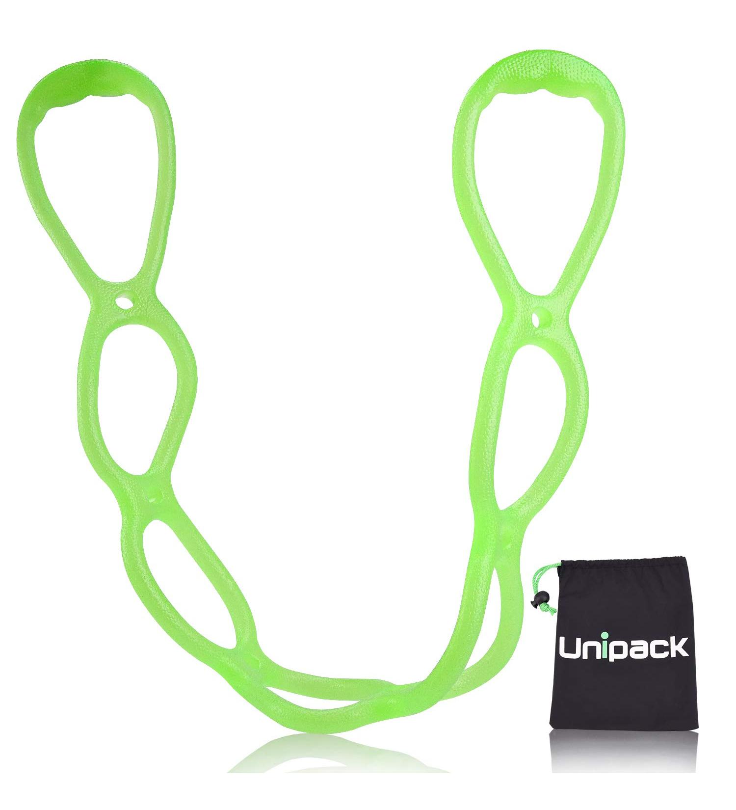 TPR Multi Ring Resistance Bands for Yoga & Pilates - Strength Training & Stretching with Carry Bag - International Shipping Available - Buy Online on GoSupps.com