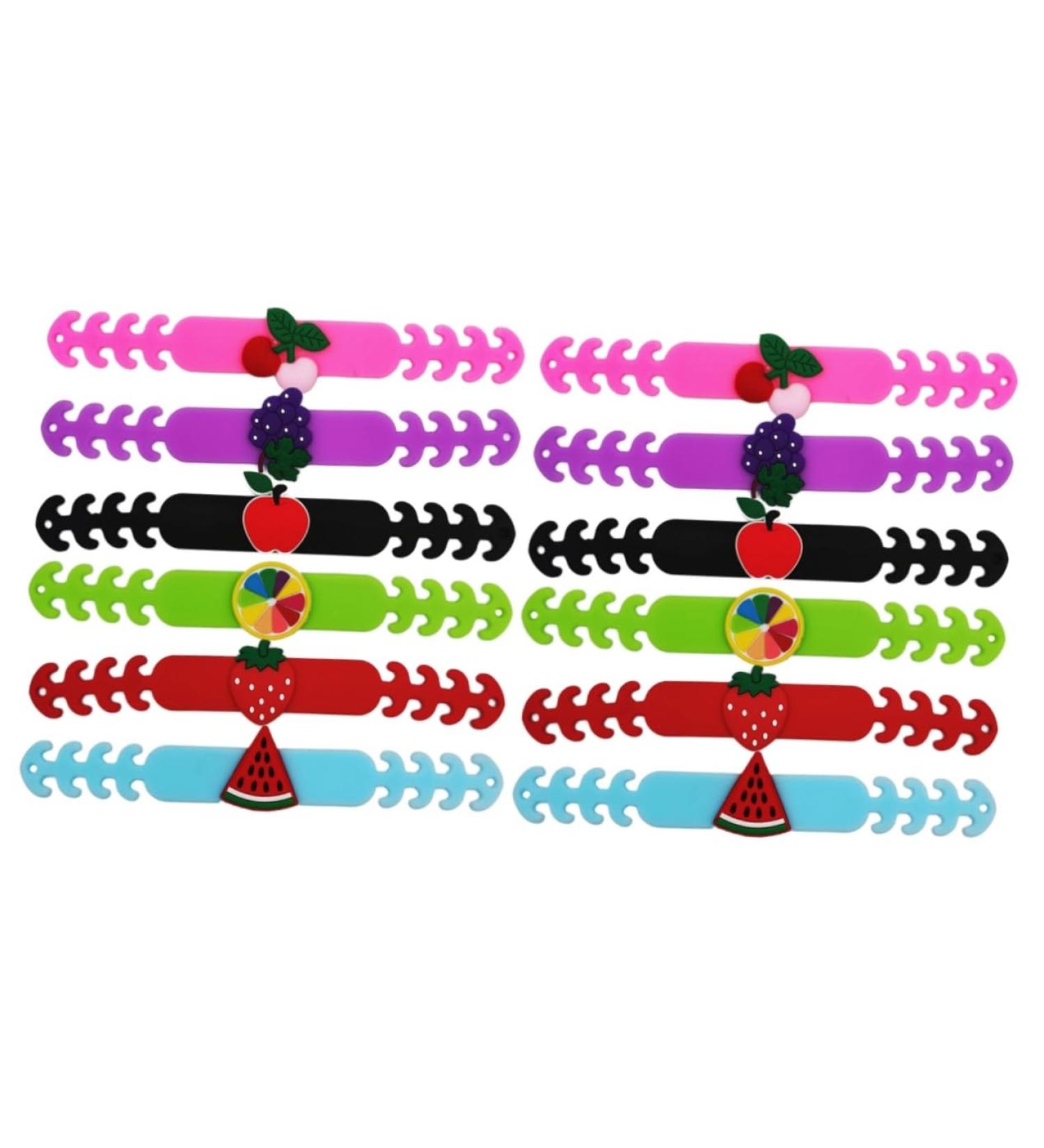 Minkissy 12 PCS Silicone Ear Belt Adjusters - Mask Ear Cable Extension Buckles & Hook Clips for Kids | Decompression Holder for Comfort - Buy Online on GoSupps.com