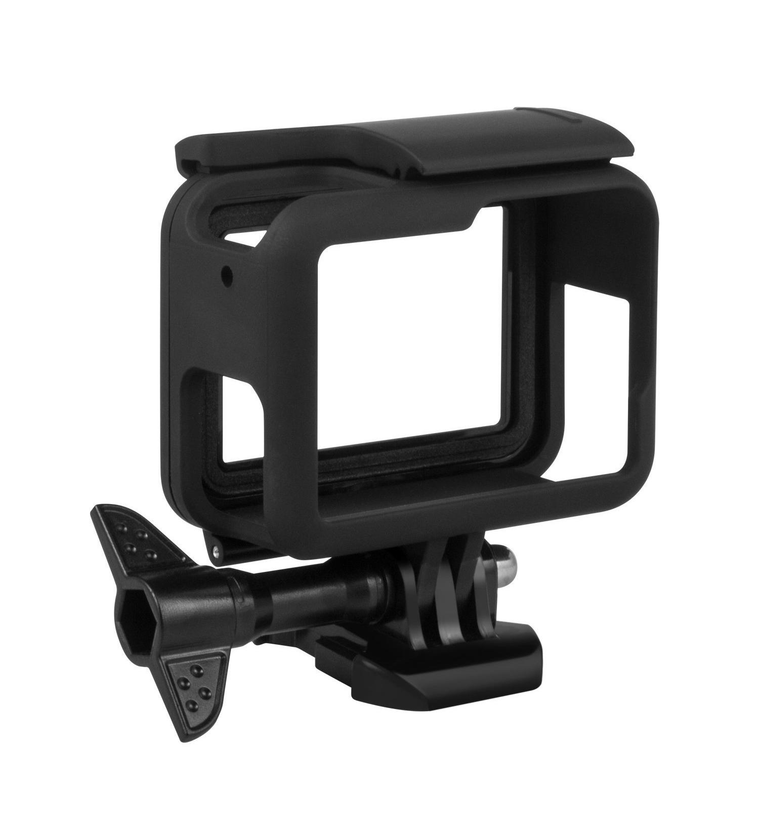 Kourpar Protective Housing Case for GoPro Hero 7/6/5 - Black Frame Camera Mount, Compatible with Hero 7/6/5, Silver/White, Grey Border, Cage Shell for Ultimate Protection - Buy Online on GoSupps.com