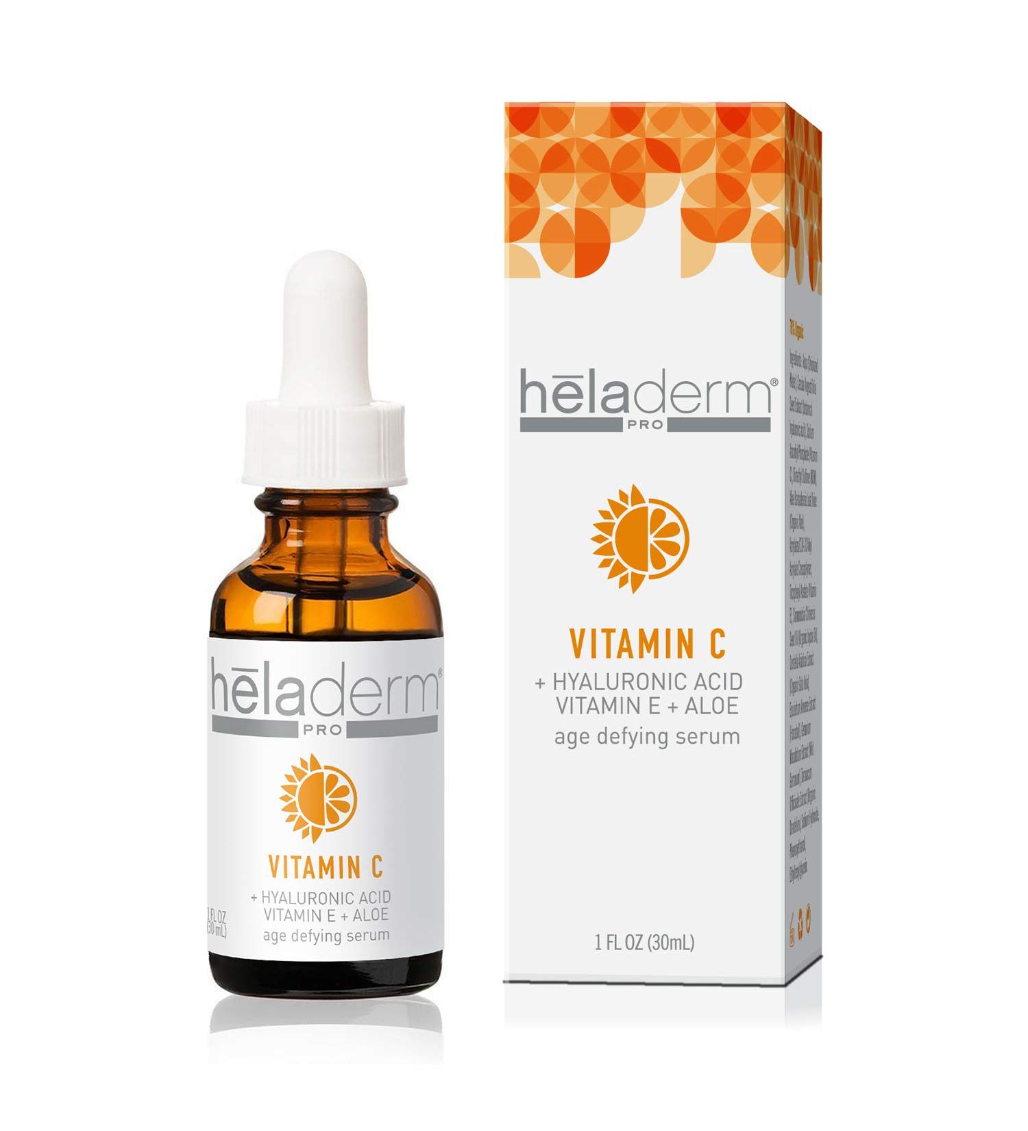 Premium Vitamin C Serum for Face with Hyaluronic Acid & Vitamin E | Dark Spot Treatment Fast-Absorbing Non-Drying | 30mL - Buy Online on GoSupps.com