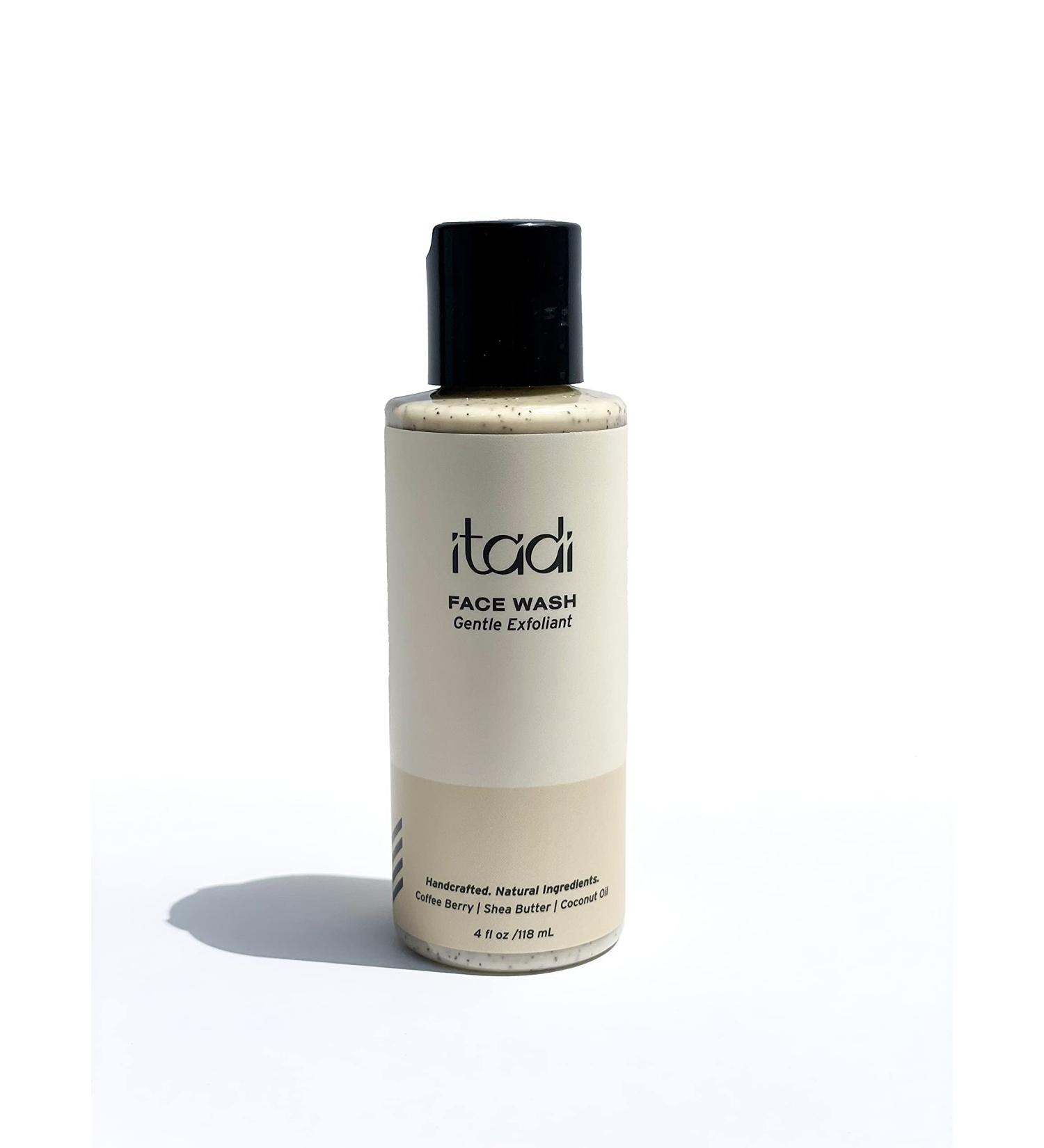 ITADI Organic Daily Gentle Face Exfoliator Wash | Coffee Berry Infused Face Scrub Exfoliator | Best for Women & Men | 4oz - Buy Online on GoSupps.com