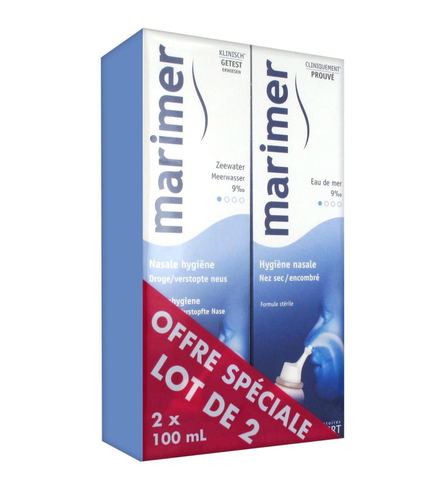 Gilbert Marimer Sea Water Nasal Hygiene Pack of 2 x 100 ml